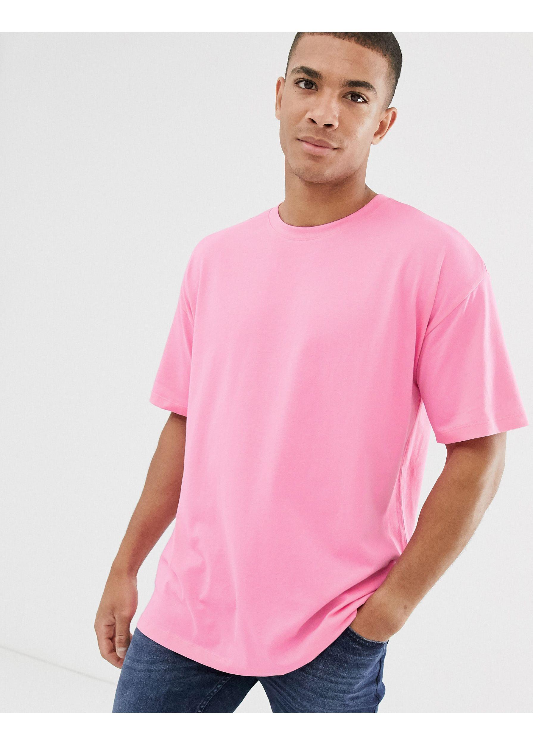 T-shirt oversize - fluo New Look pour homme en coloris Rose | Lyst