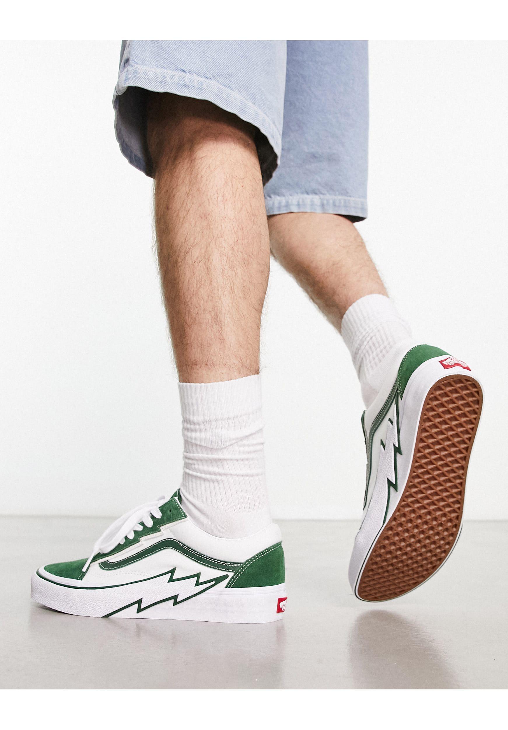 Vans Old Skool Bolt Sneakers in White for Men | Lyst