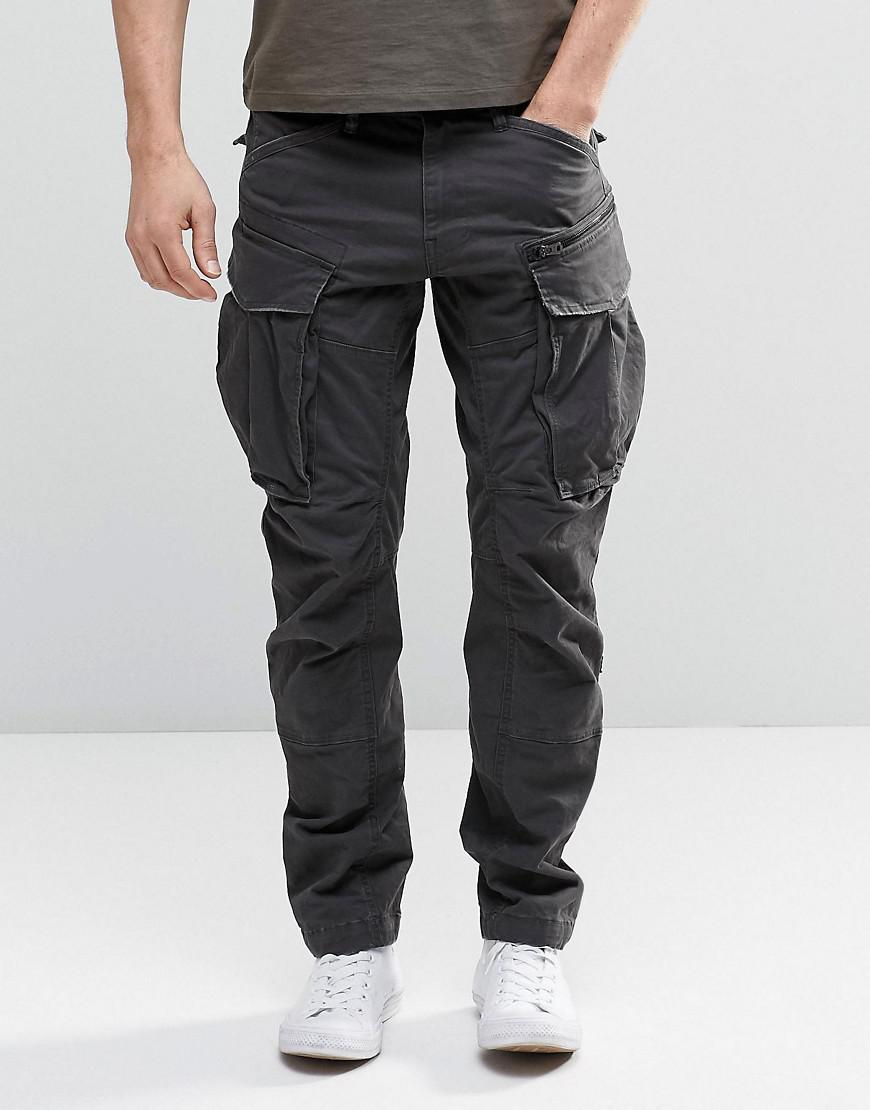G-Star RAW Cotton Rovic Zip Cargo Pants 3d Tapered in Black for Men - Lyst
