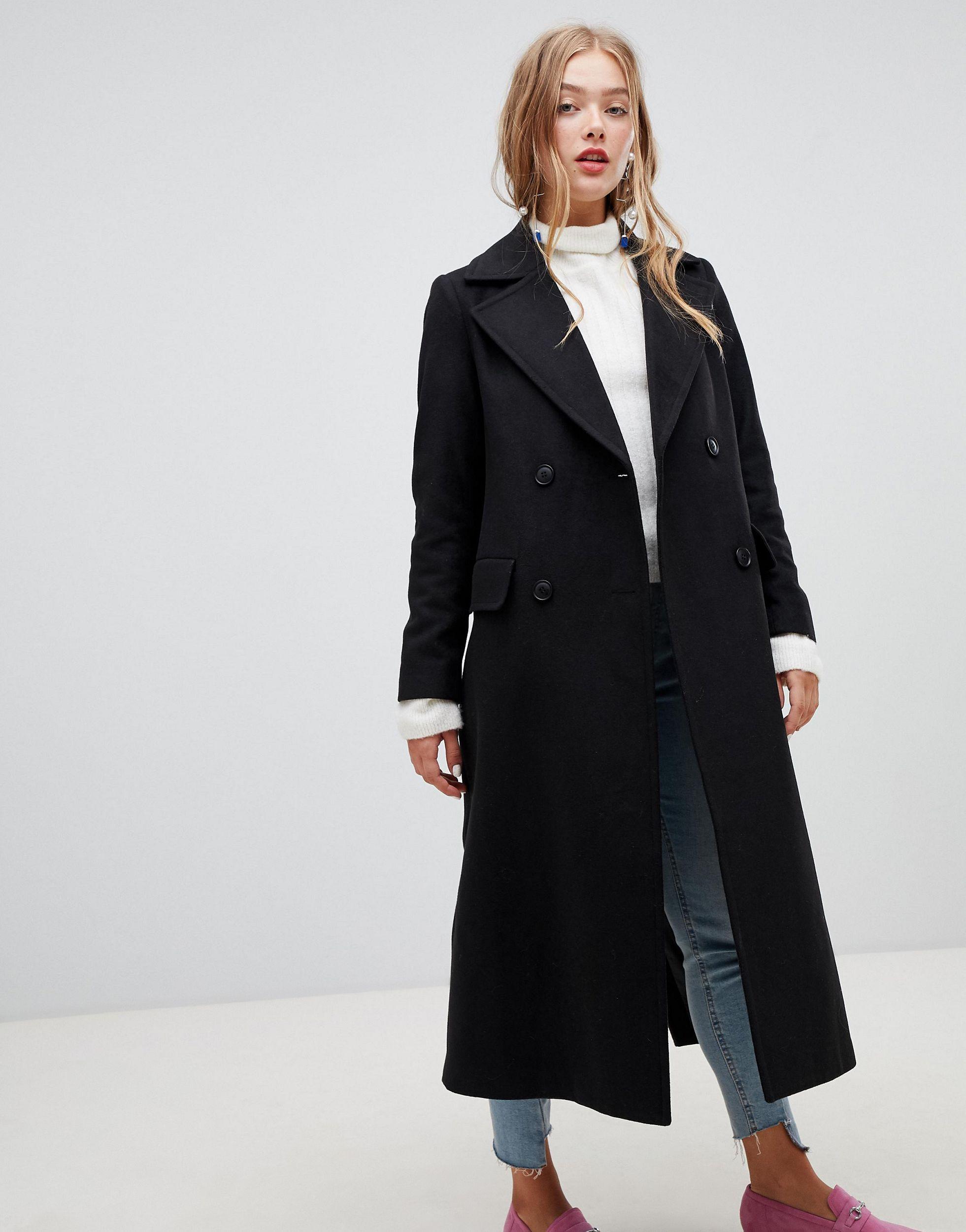 tailored maxi coat