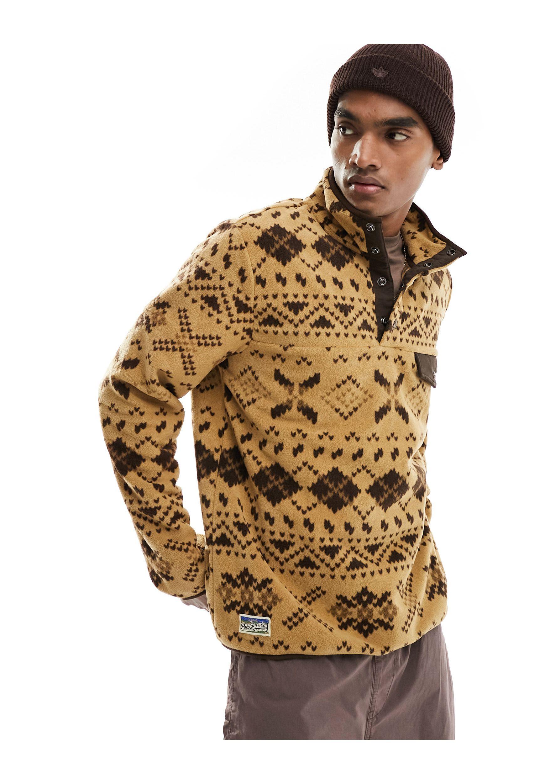 Polo ralph lauren polar hotsell fleece half zip sweat