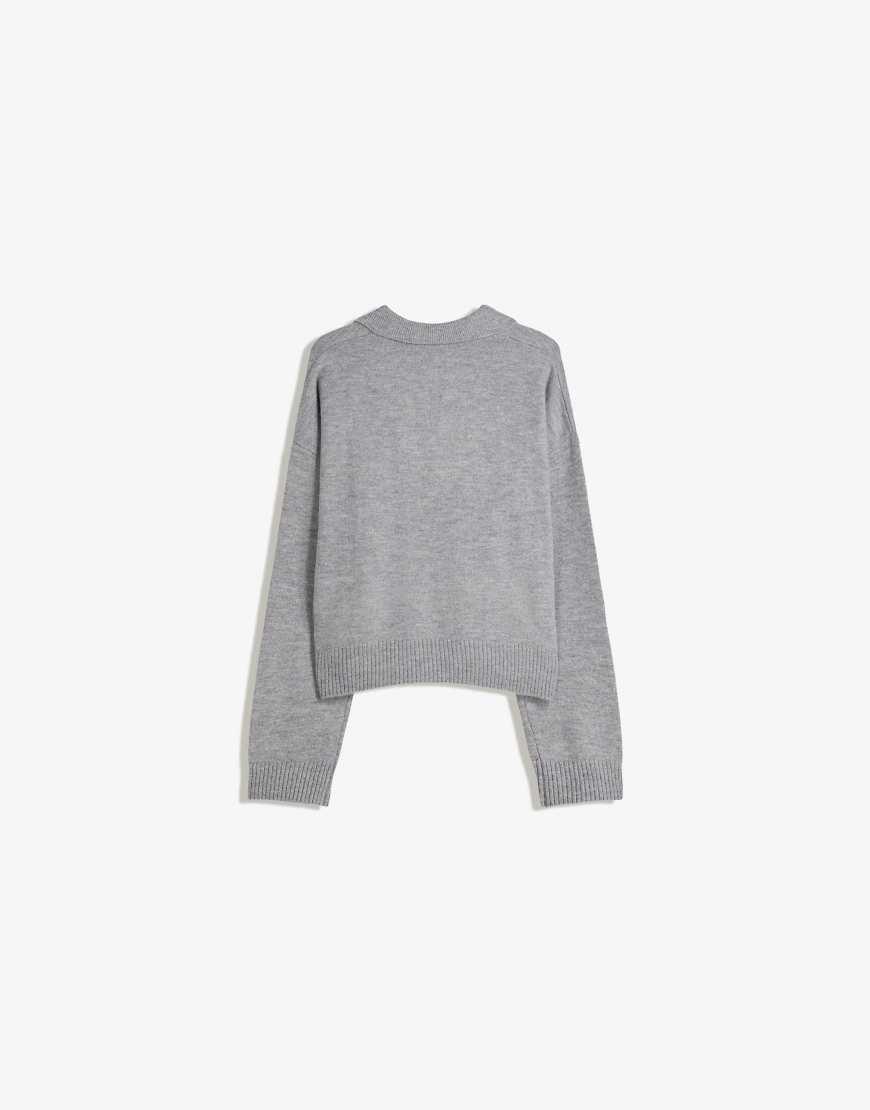 Bershka Gebreide Bershka Coltrui Truien Knitwear (Bershka) Voor