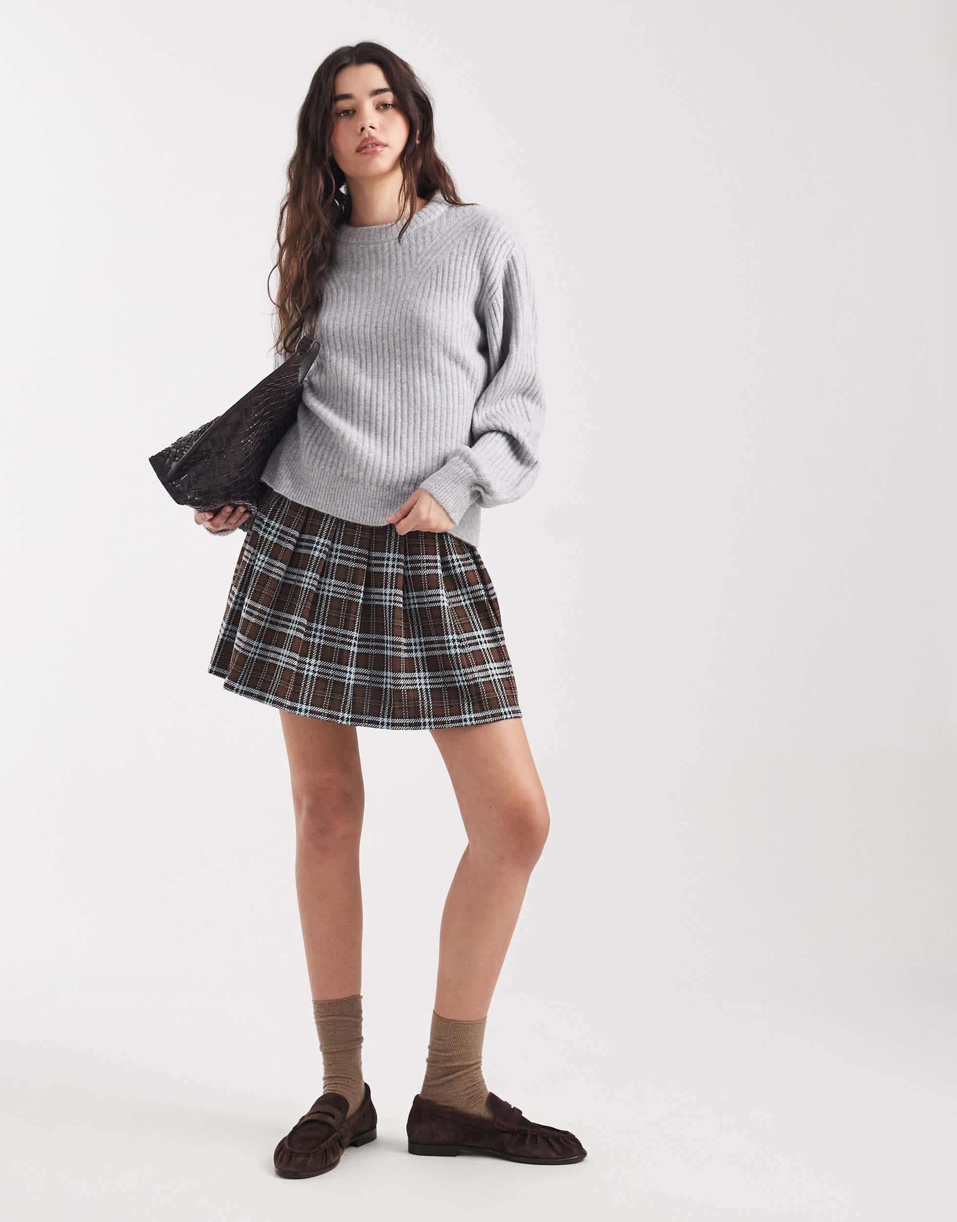 Jupe Midi New Look Rose Pâle Taille 14 - Jupe En Polyester Neuve Avec Étiquettes