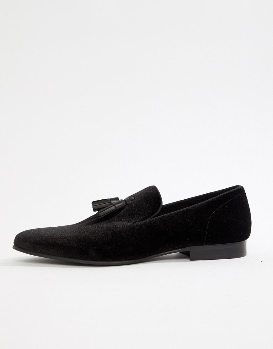 Office Imperial Tassel Loafers In Black Velvet for Men - Lyst
