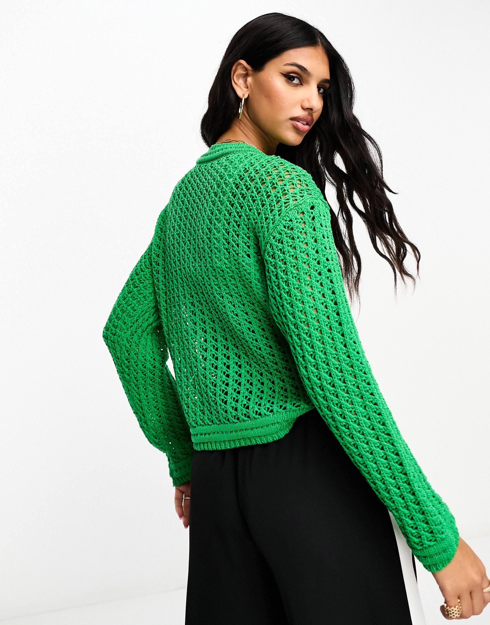 Mango cable knit sweater hot sale