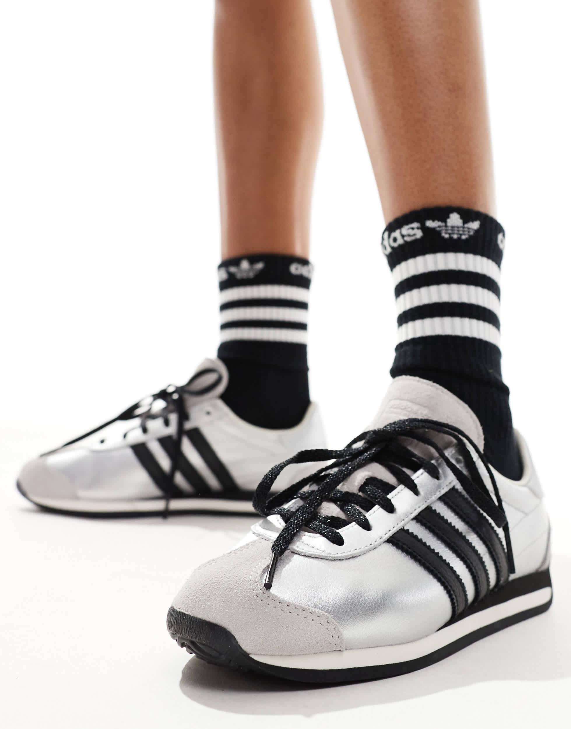 Adidas gris et blanc sale