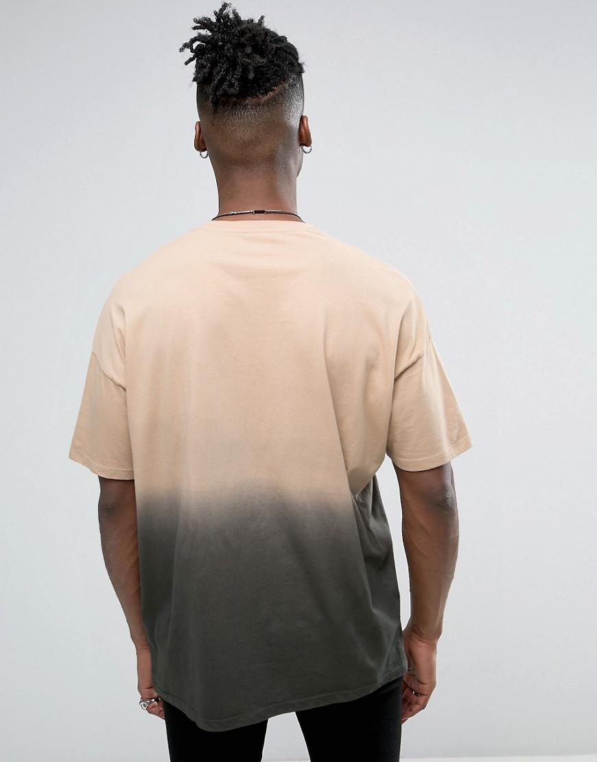 Metallica Super Oversized Band T Shirt With Bleach Dip Dye