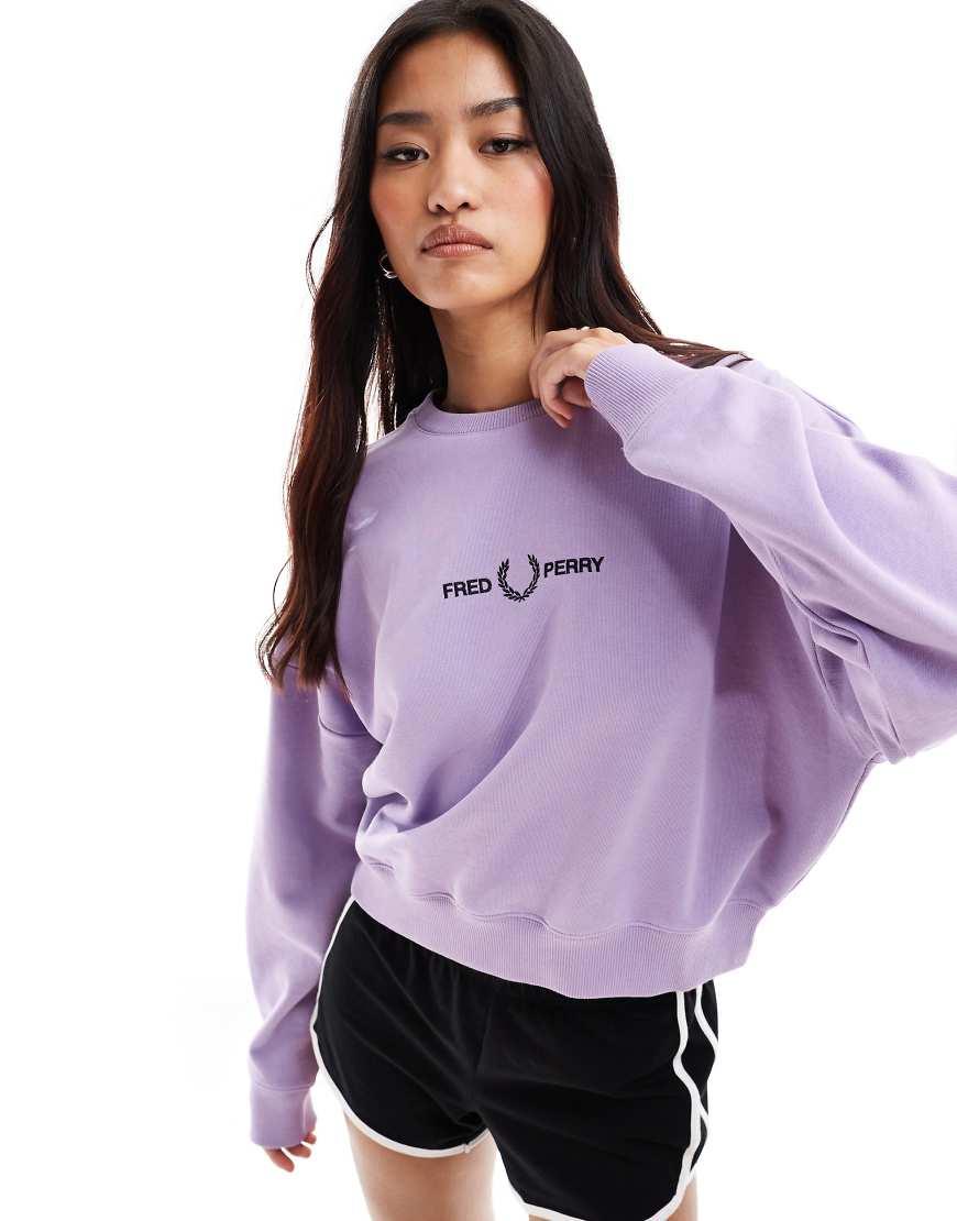 Felpa fred perry donna best sale