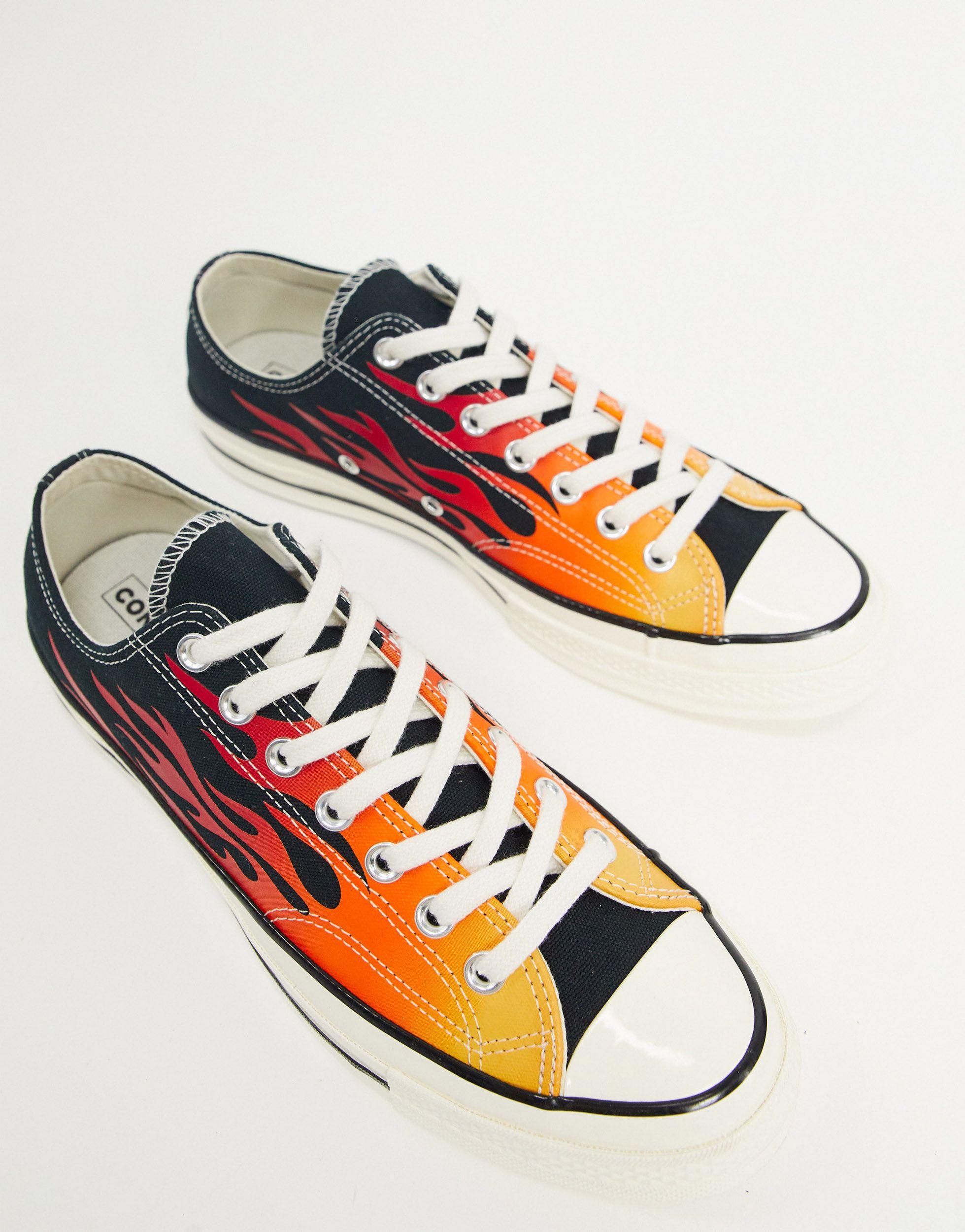 Converse Flame Chuck 70 Low Sneakers | Lyst