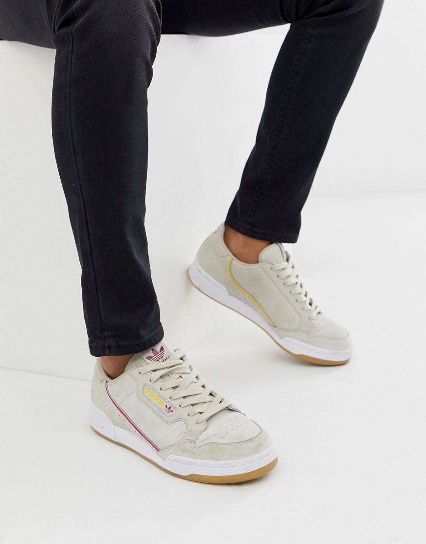 adidas Originals Continental 80's Tfl Metropolitan Circle Line Sneakers In  Brown for Men | Lyst UK
