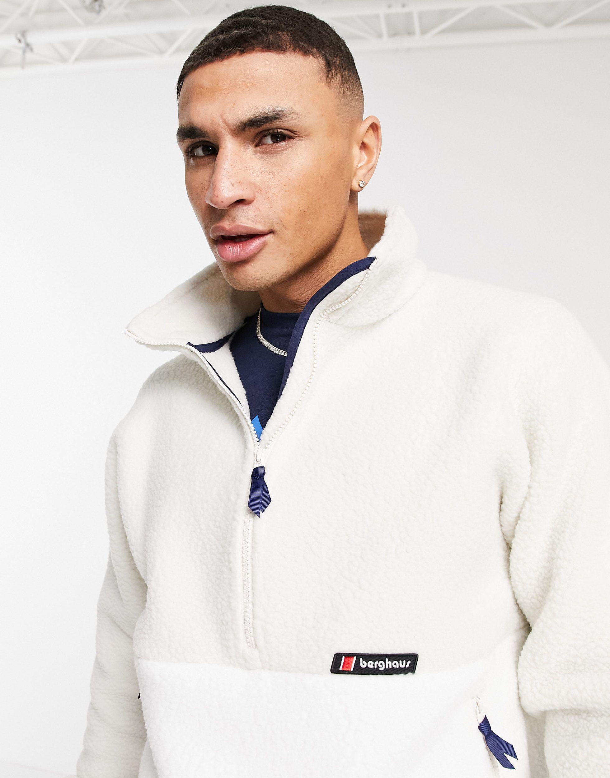 Berghaus Polar 90 Fleece in White (Grey) for Men - Lyst