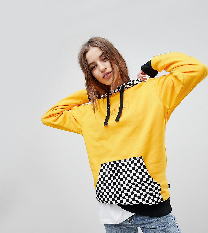 vans checkered hoodie women's