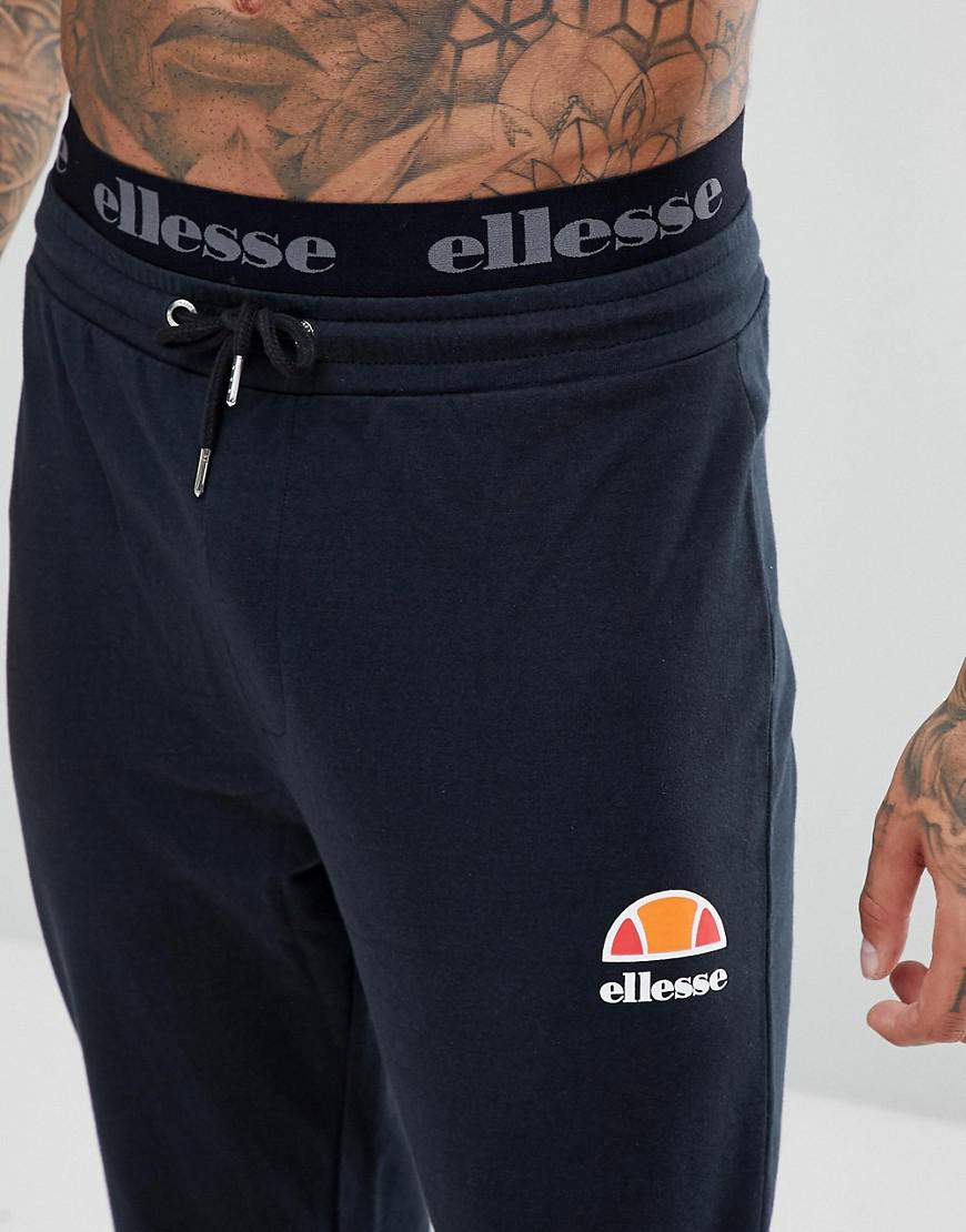 Ellesse Lounge Joggers With Small Logo In Black for Men - Lyst