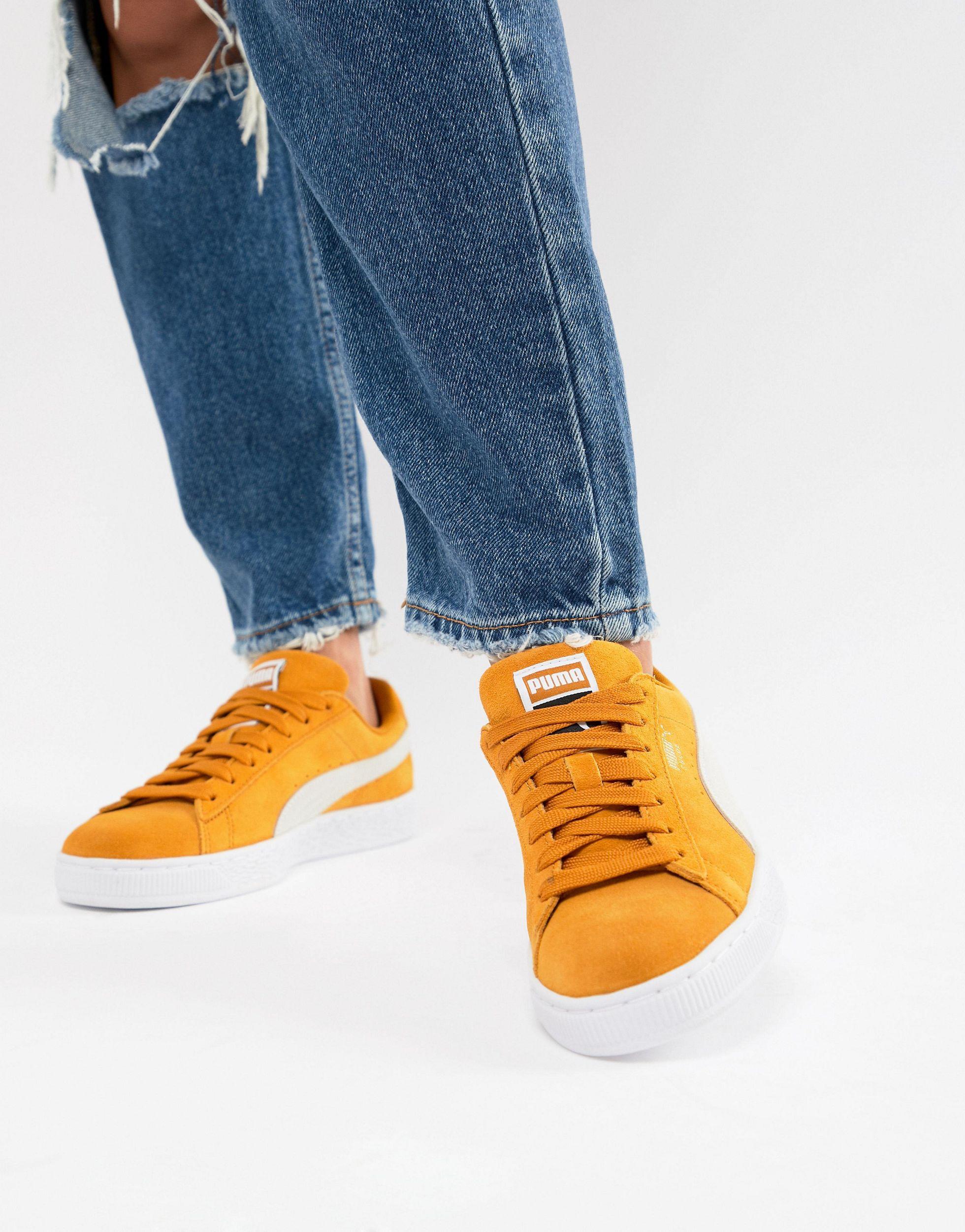 Puma suede mustard yellow outlet