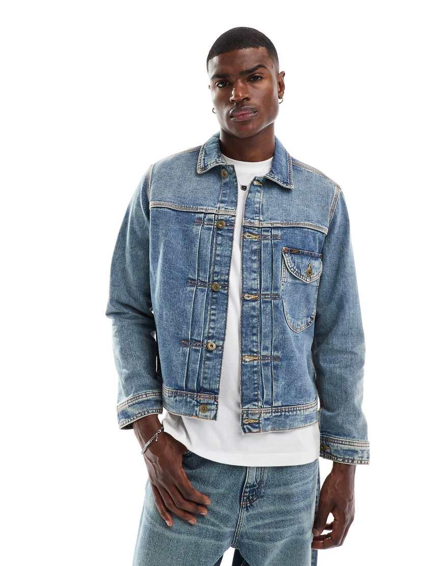 Lee Jeans Cowboy Denim Jacket Relaxed Fit in Blue for Men Lyst UK