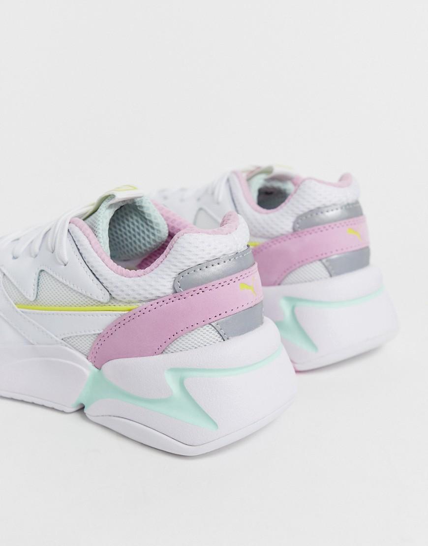 puma nova mesh trainers