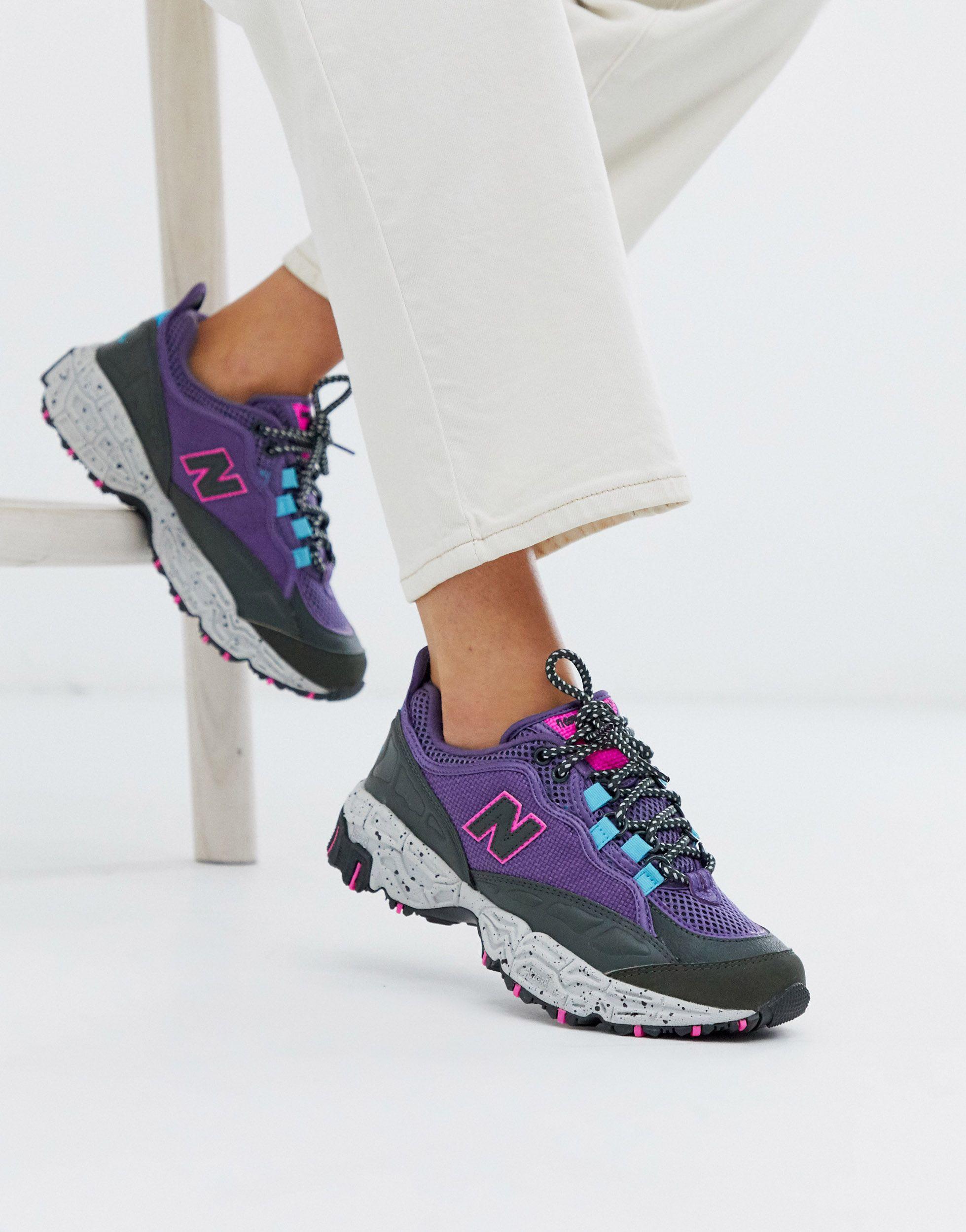 Zapatillas New Balance de Cuero de color Morado | Lyst