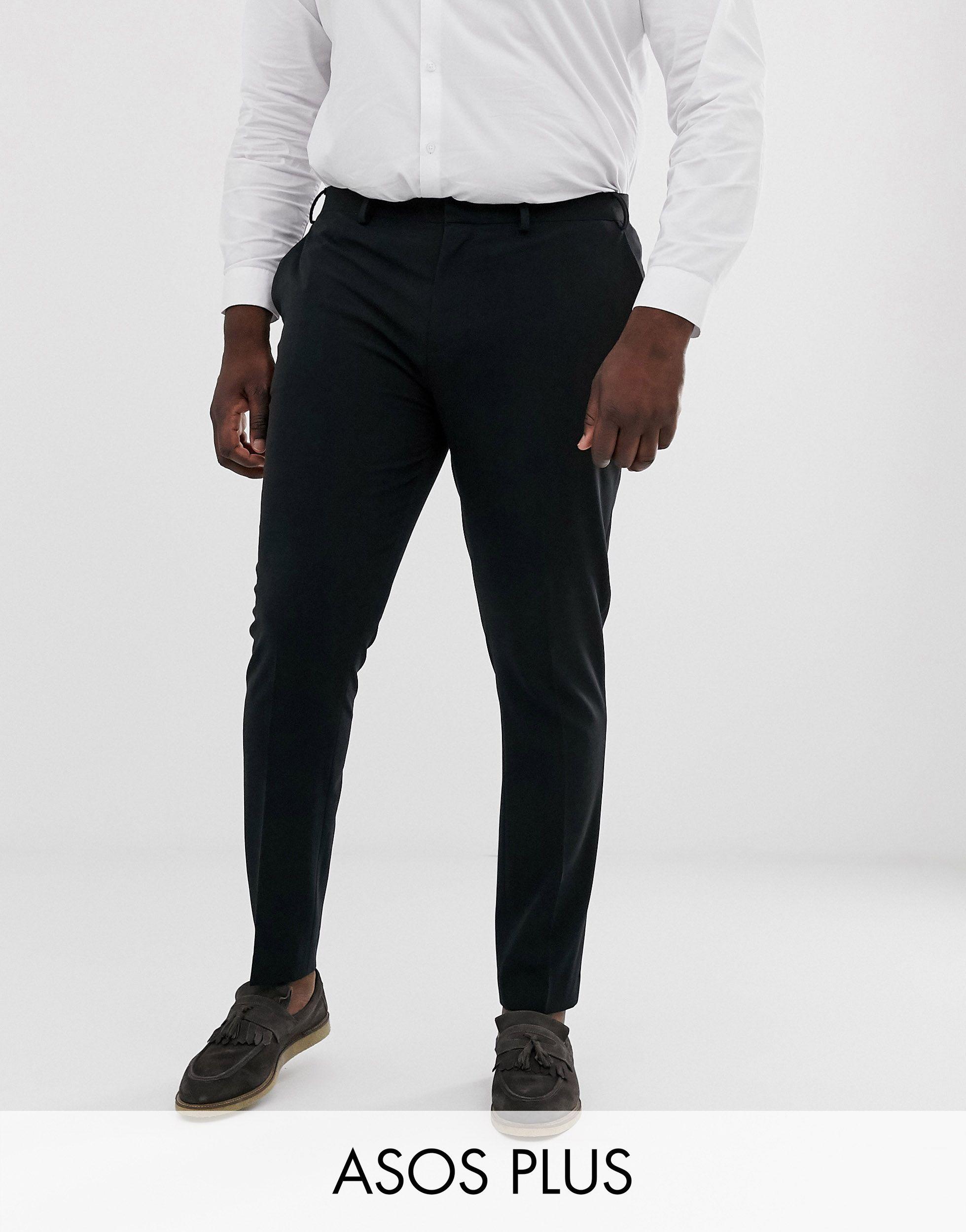 super skinny black dress pants