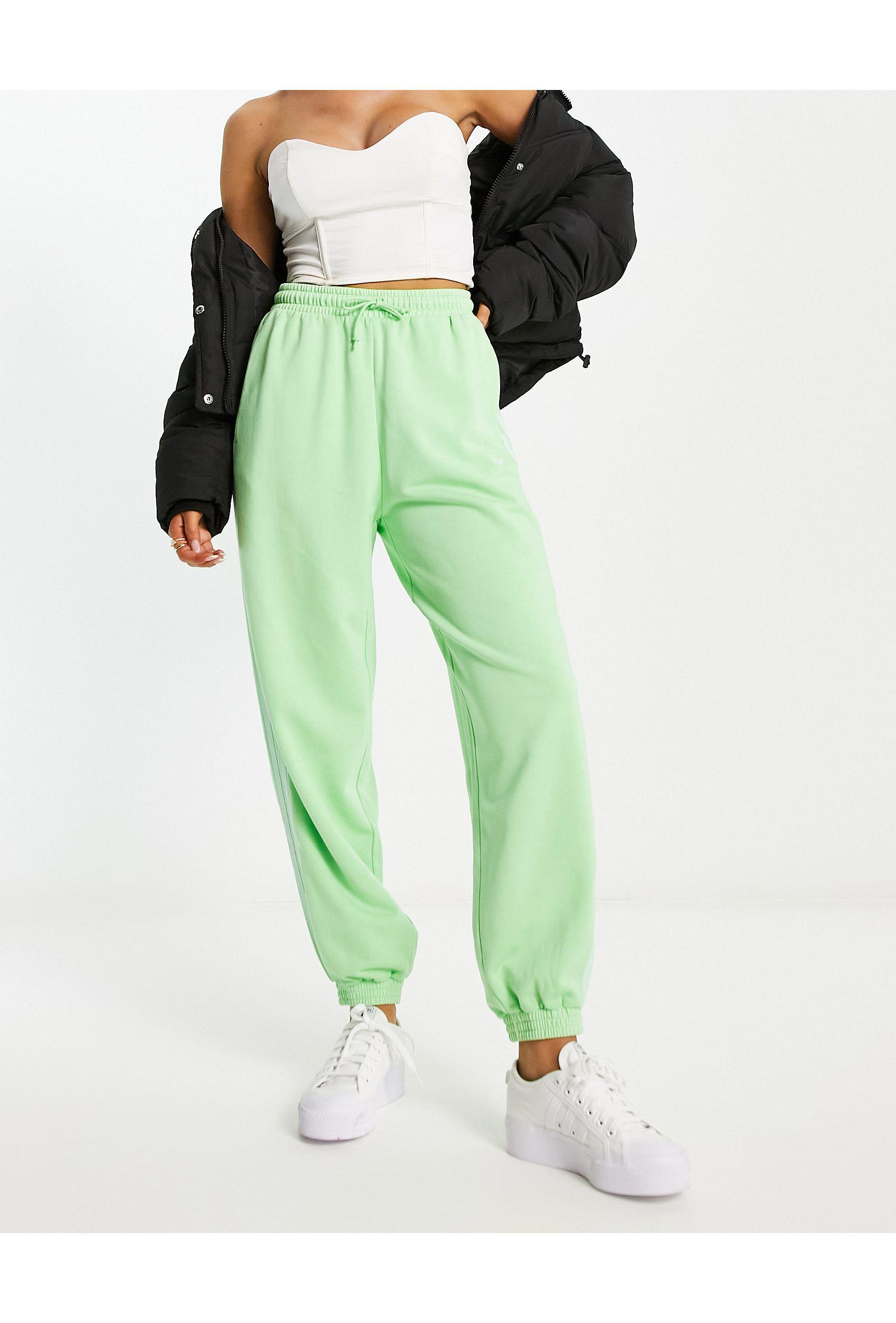 Lime green adidas joggers cheap