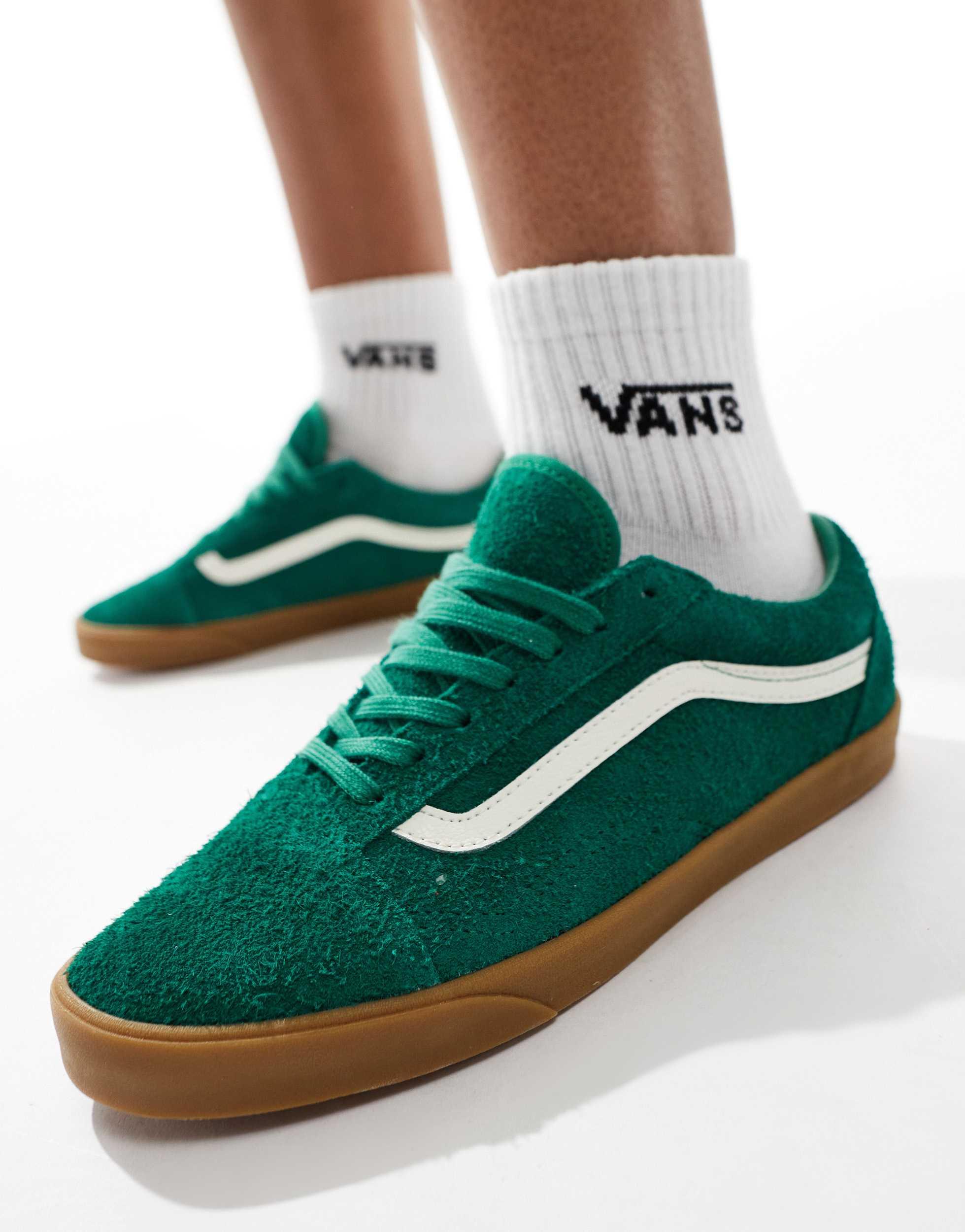 Vans Old Skool Lowpro Gum Sole Sneakers in Green Lyst Canada