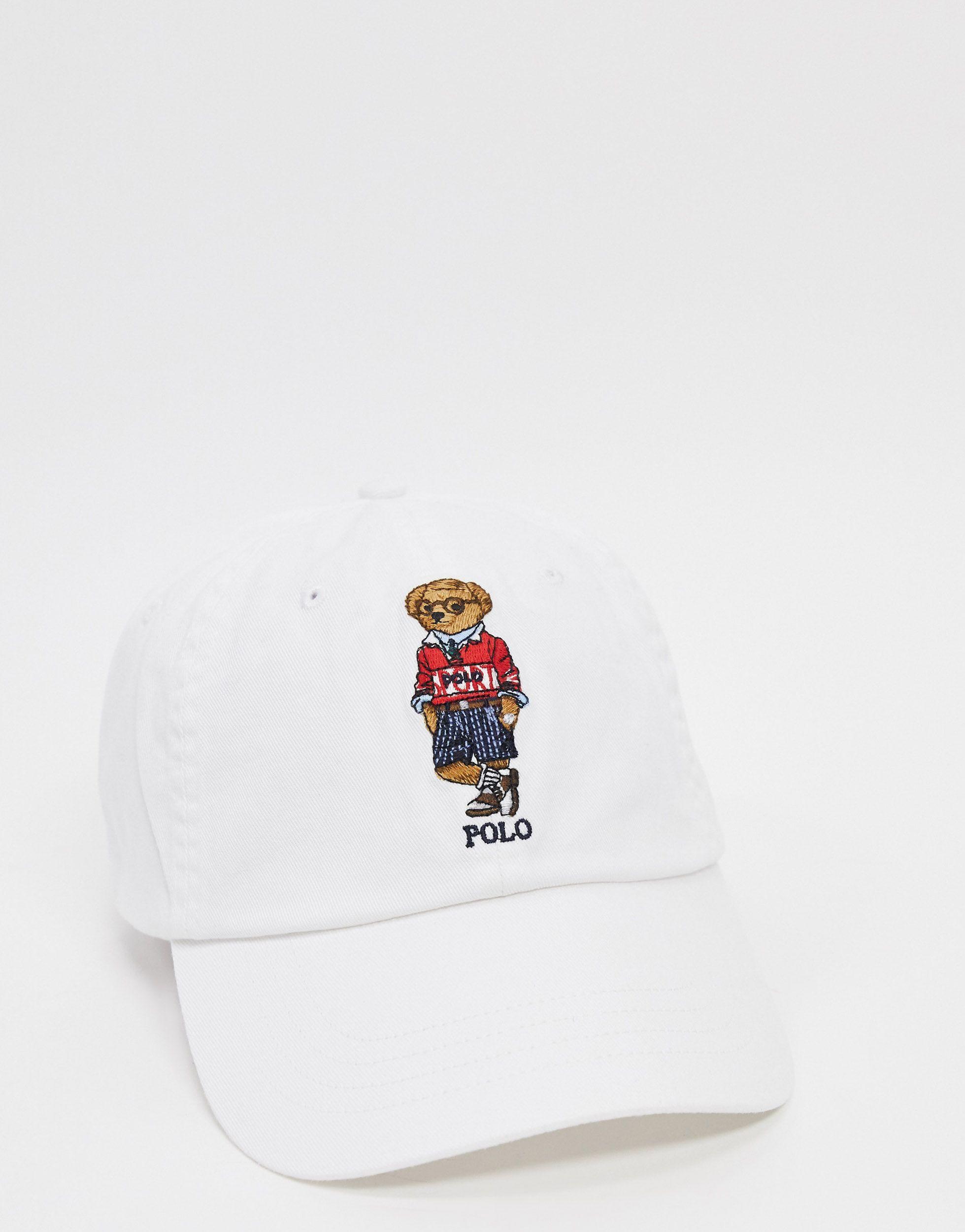 Polo Ralph Lauren – e Kappe mit Bär-Logo in Weiß für Herren | Lyst DE