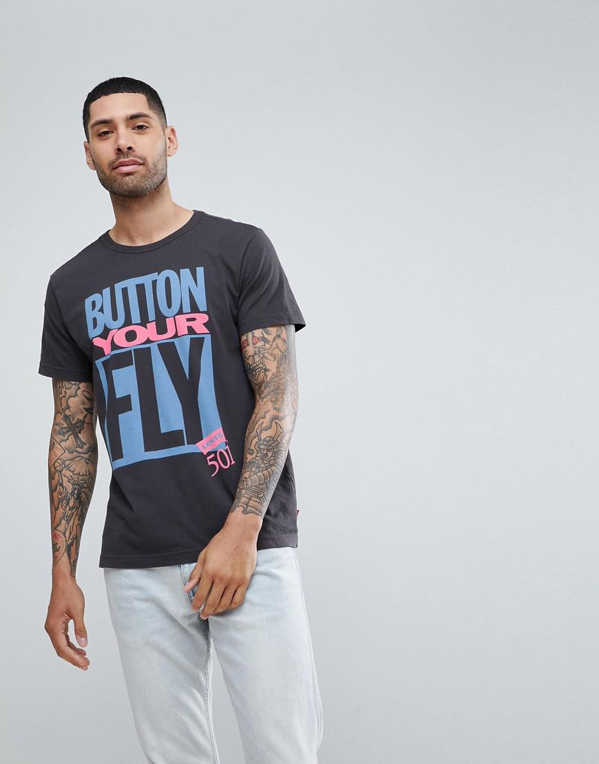 levi's button your fly t shirt