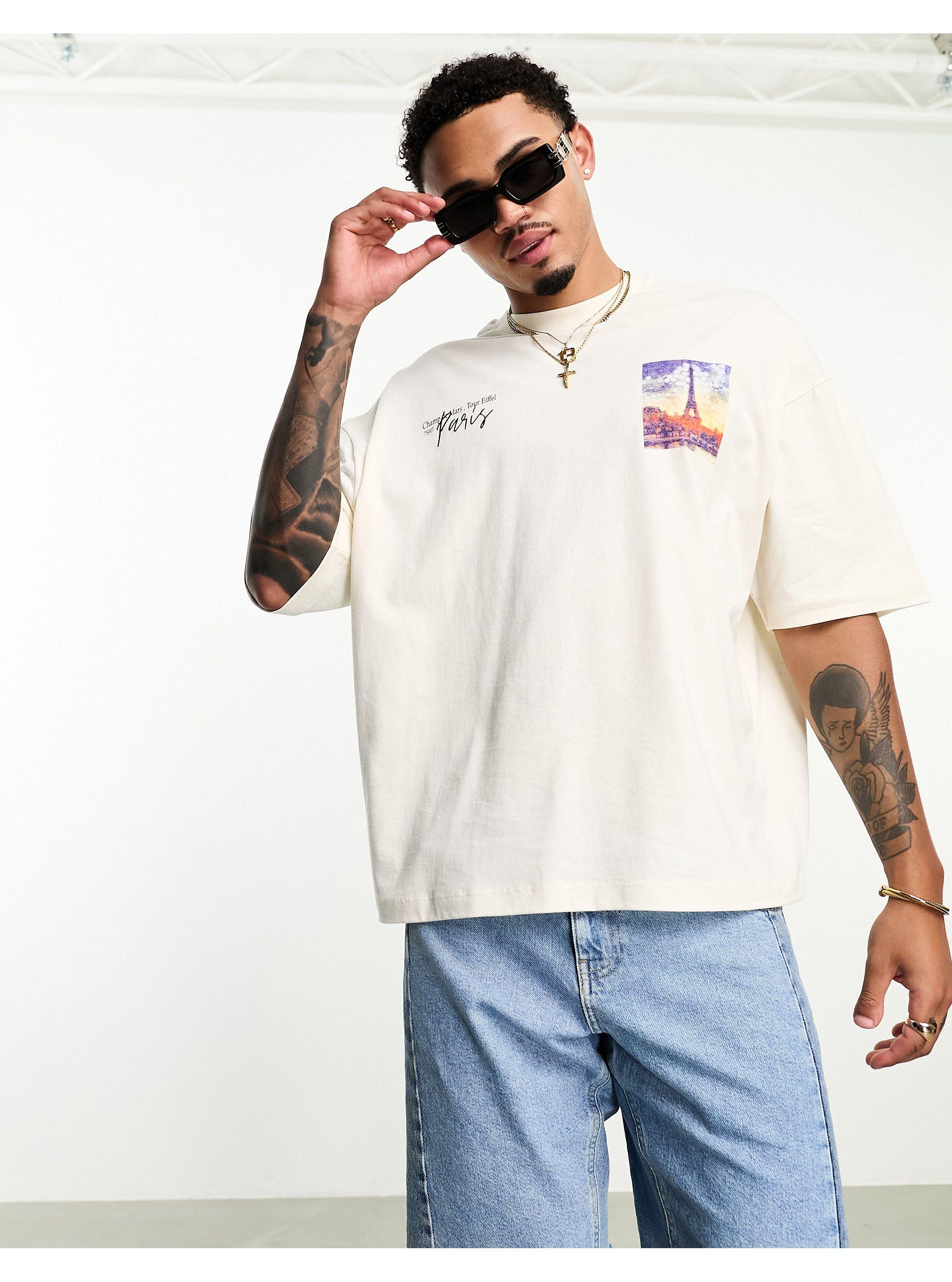 ASOS Oversized Tshirt in White for Men Lyst