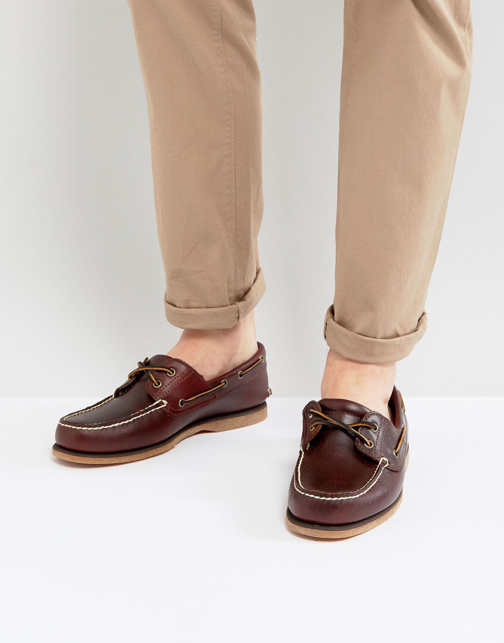 timberland classic boat