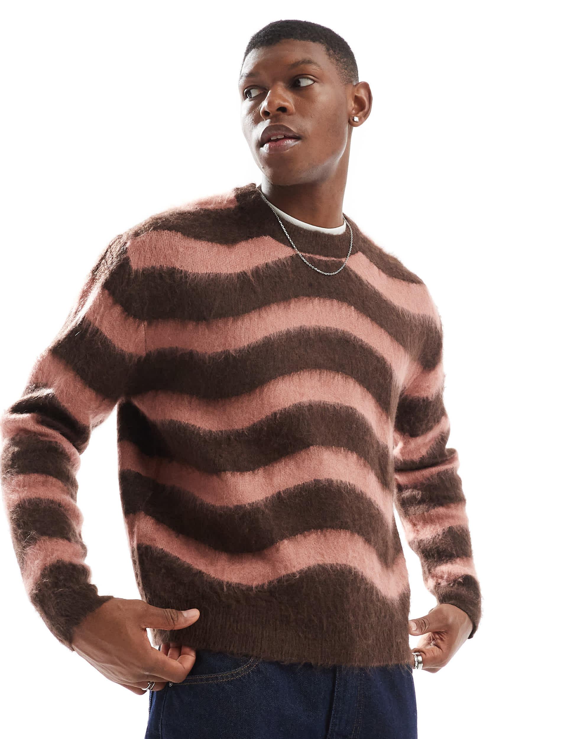 bershka striped sweater