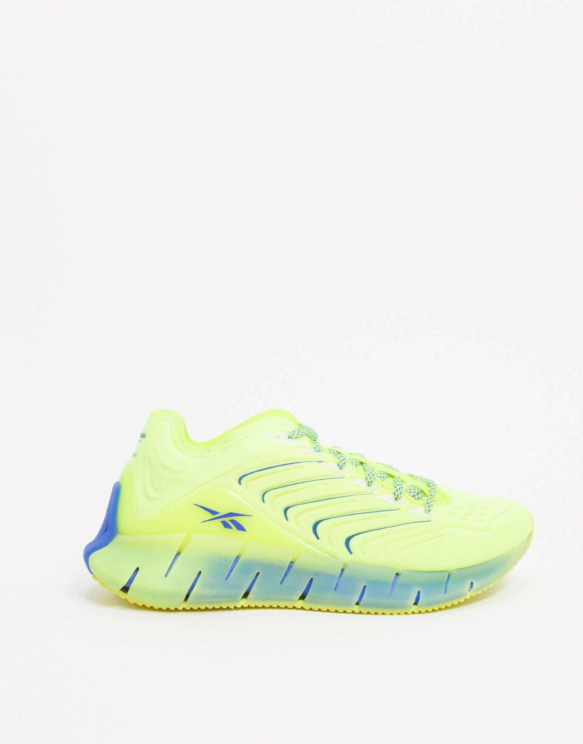 Reebok Training X Chromat Zig Kinetica - Sneakers in het Geel - Lyst