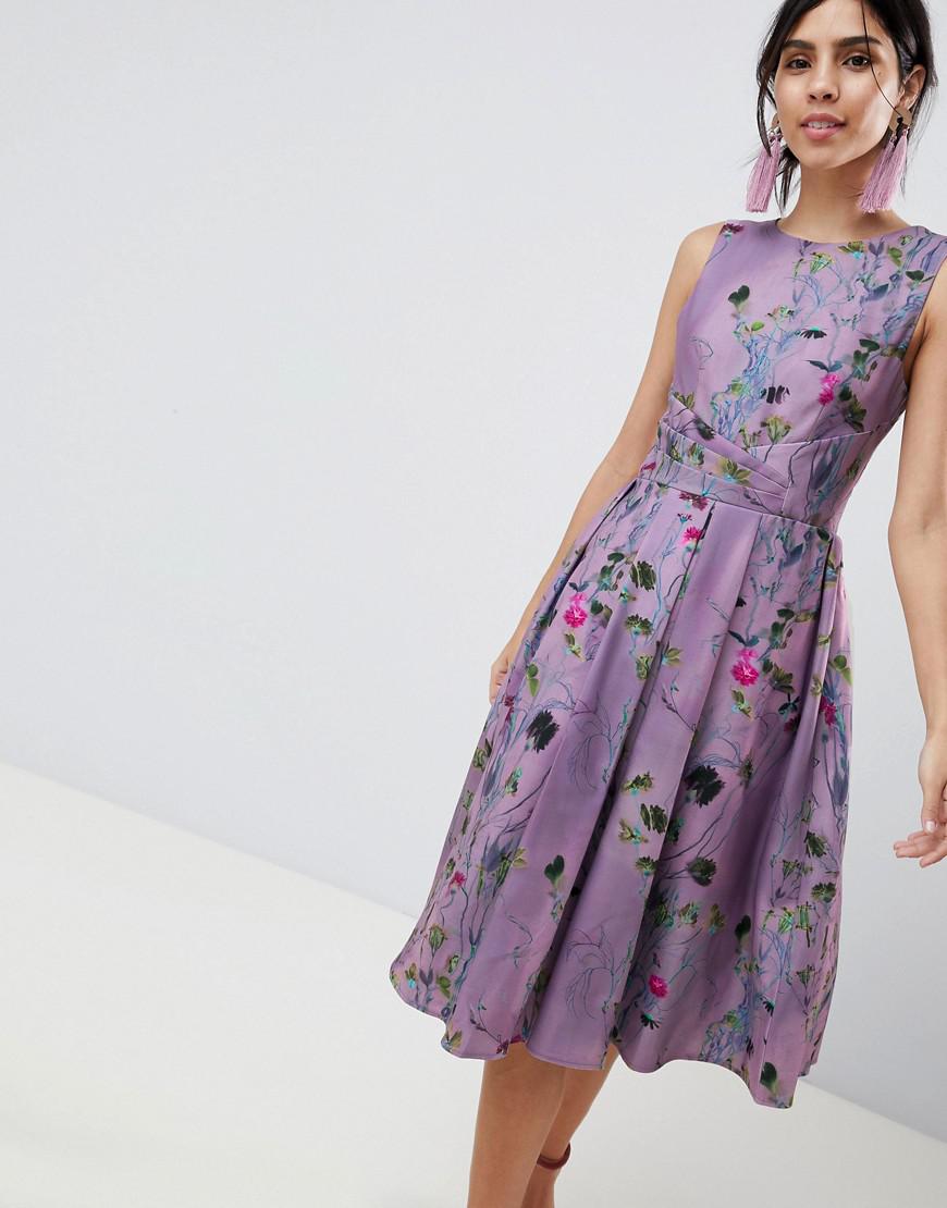 Lavender print dress Clearance