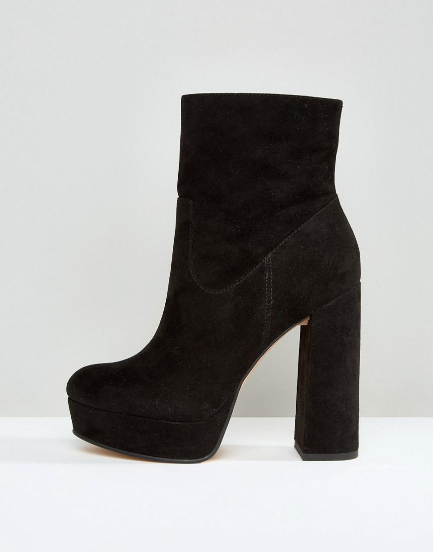 black platform boots asos