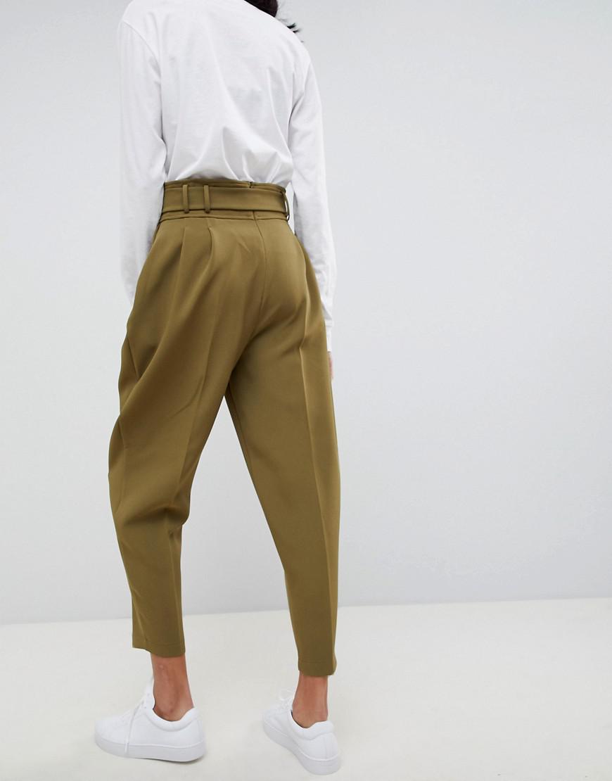 High waist balloon trousers Clearance