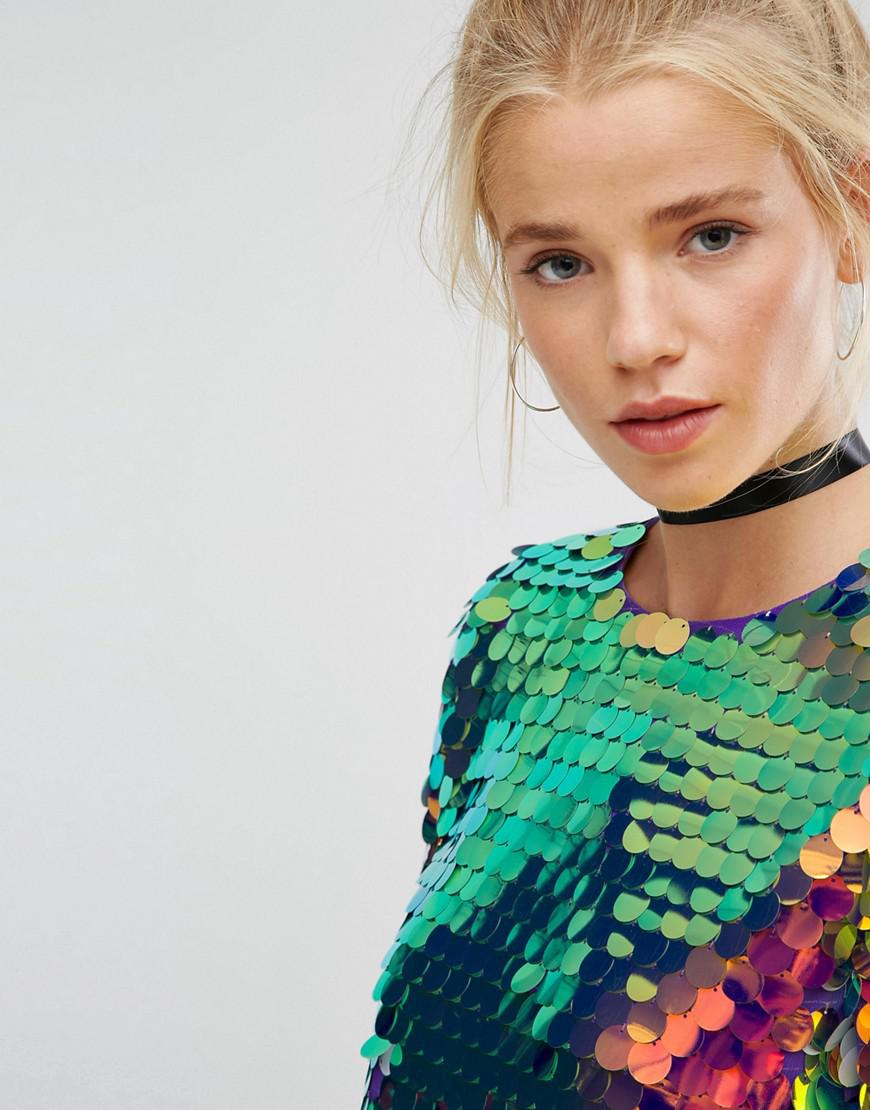Large sequin top hotsell