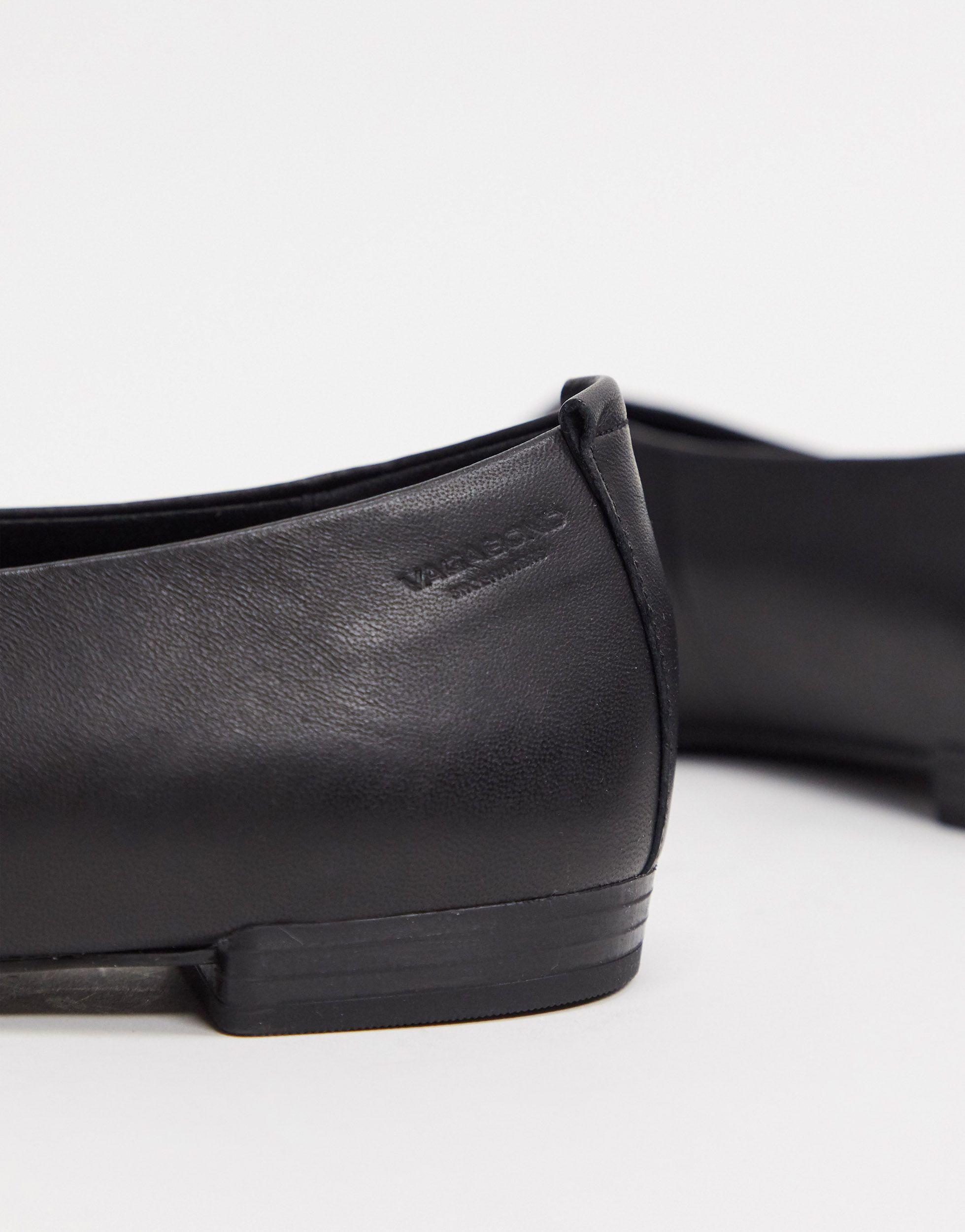 Vagabond Shoemakers Celia Soft Leather Ballet Flats in Black | Lyst