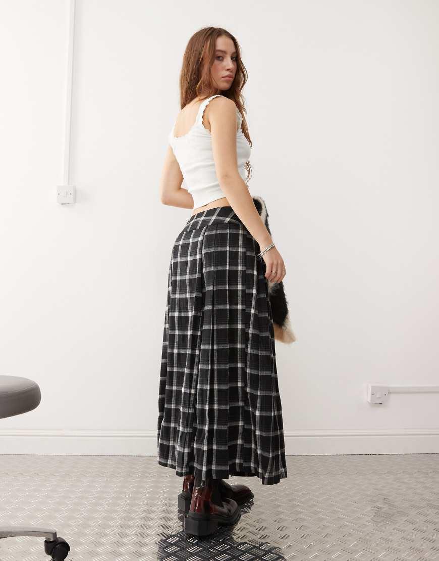 The Ragged Priest Maxi Pleated Kilt Skirt in White Lyst UK
