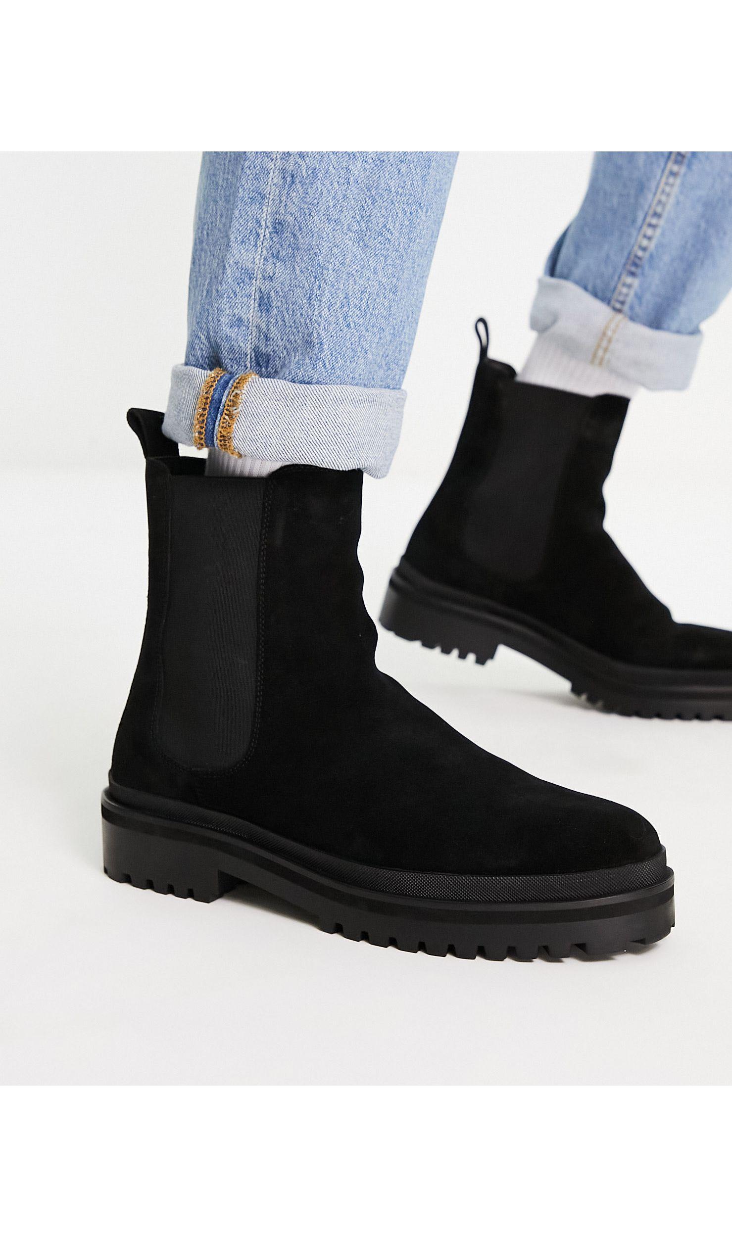 Walk London Astoria Chelsea Boots in Blue for Men | Lyst