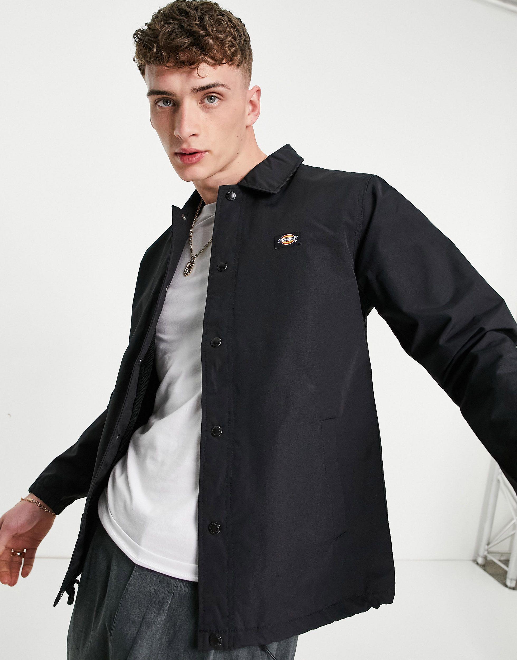 Dickies Oakport Coach Jacket in Black 