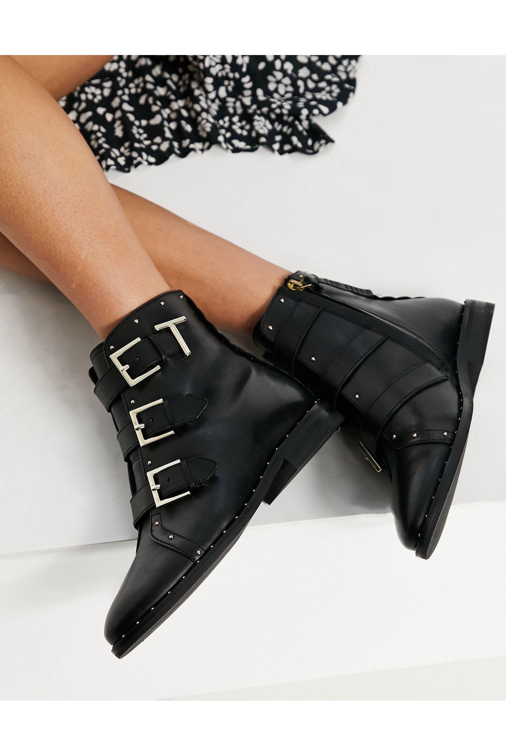 Ted Baker Ramona - Laarzen Met T-bar in het Zwart - Lyst