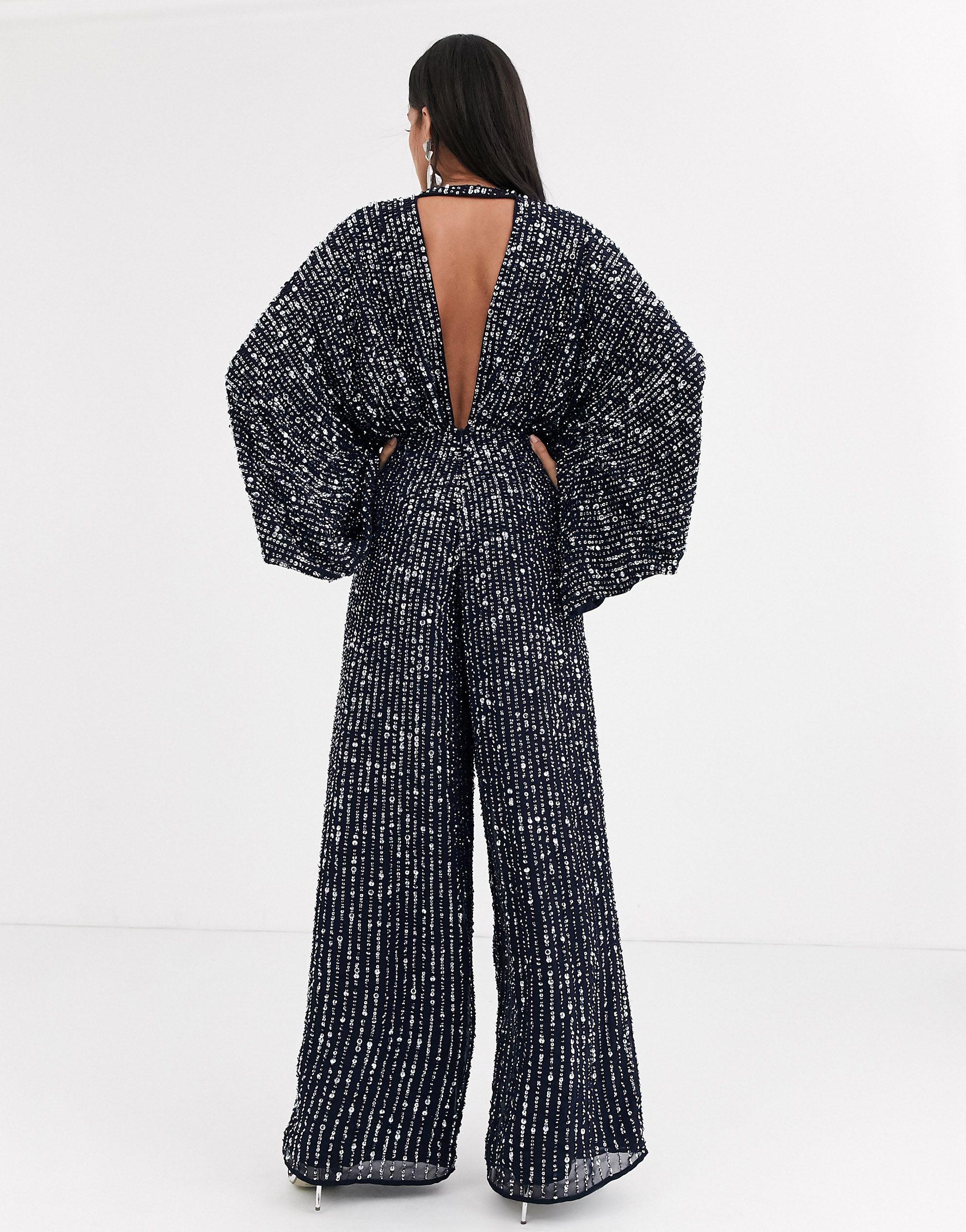 tall sparkly jumpsuit