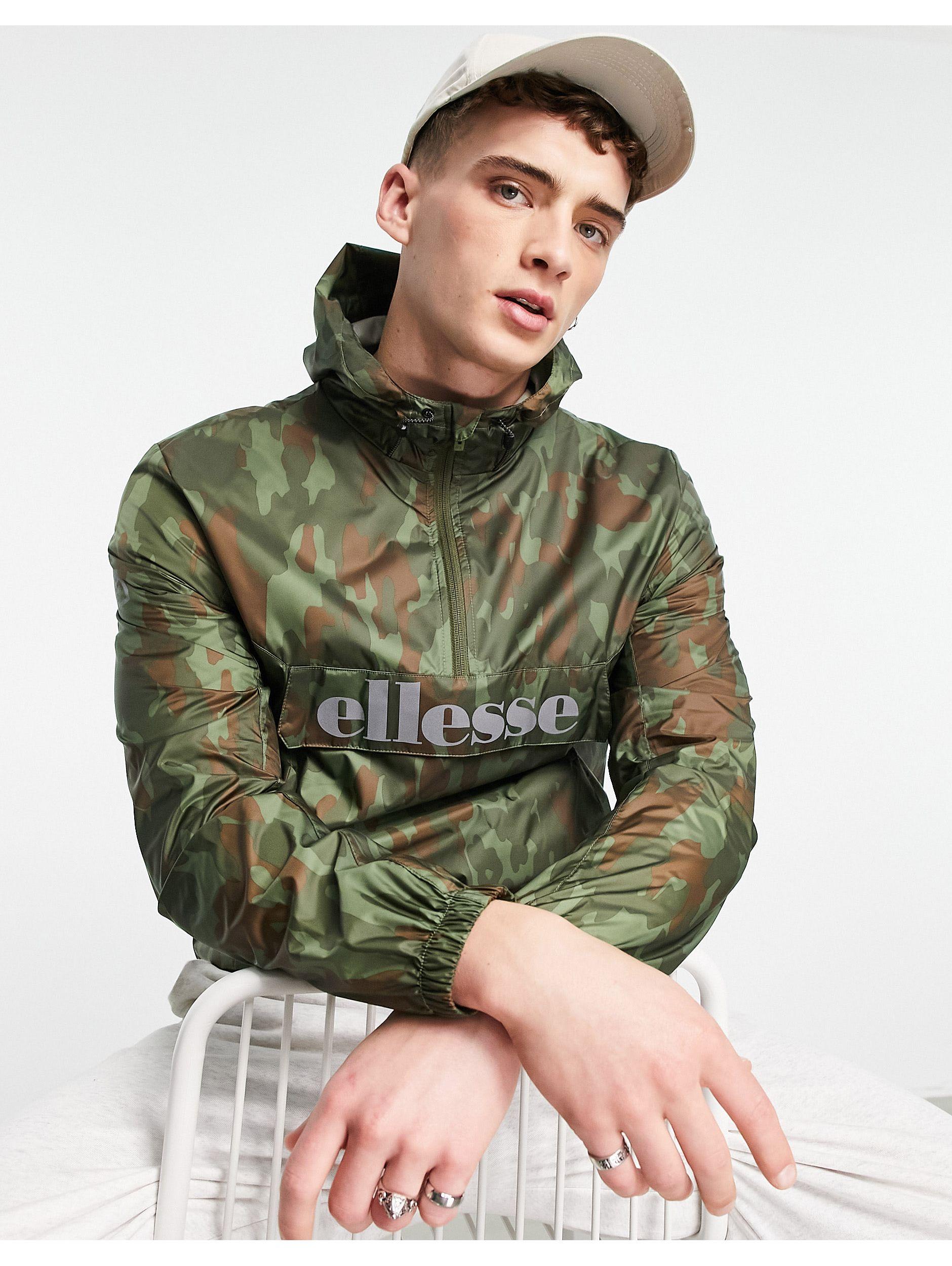 Ellesse Synthetic Overhead Jacket in Green for Men | Lyst