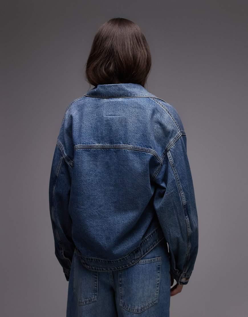Levi's Balloon Sleeve Denim Trucker Jacket in Blue | Lyst UK