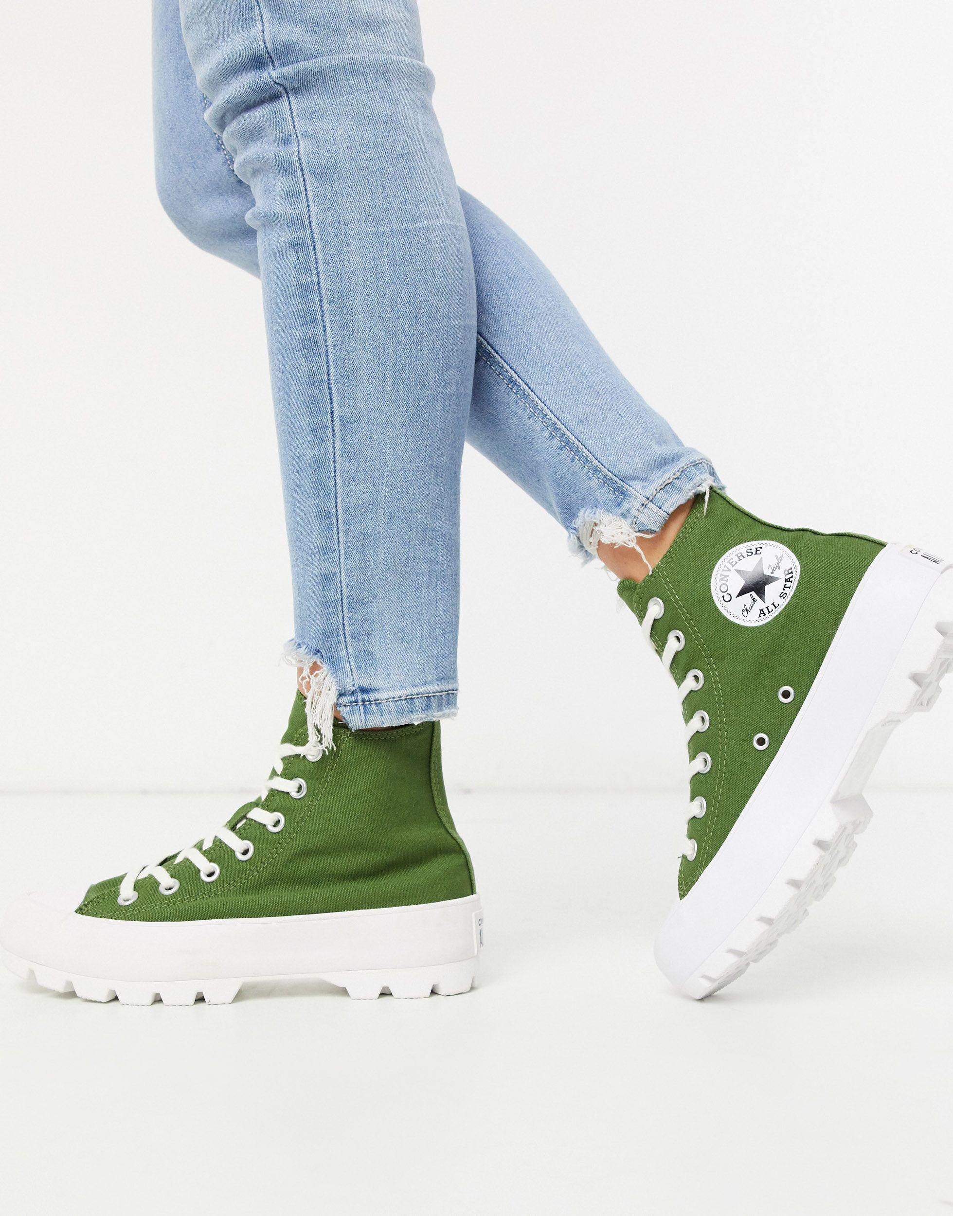 chunky converse green