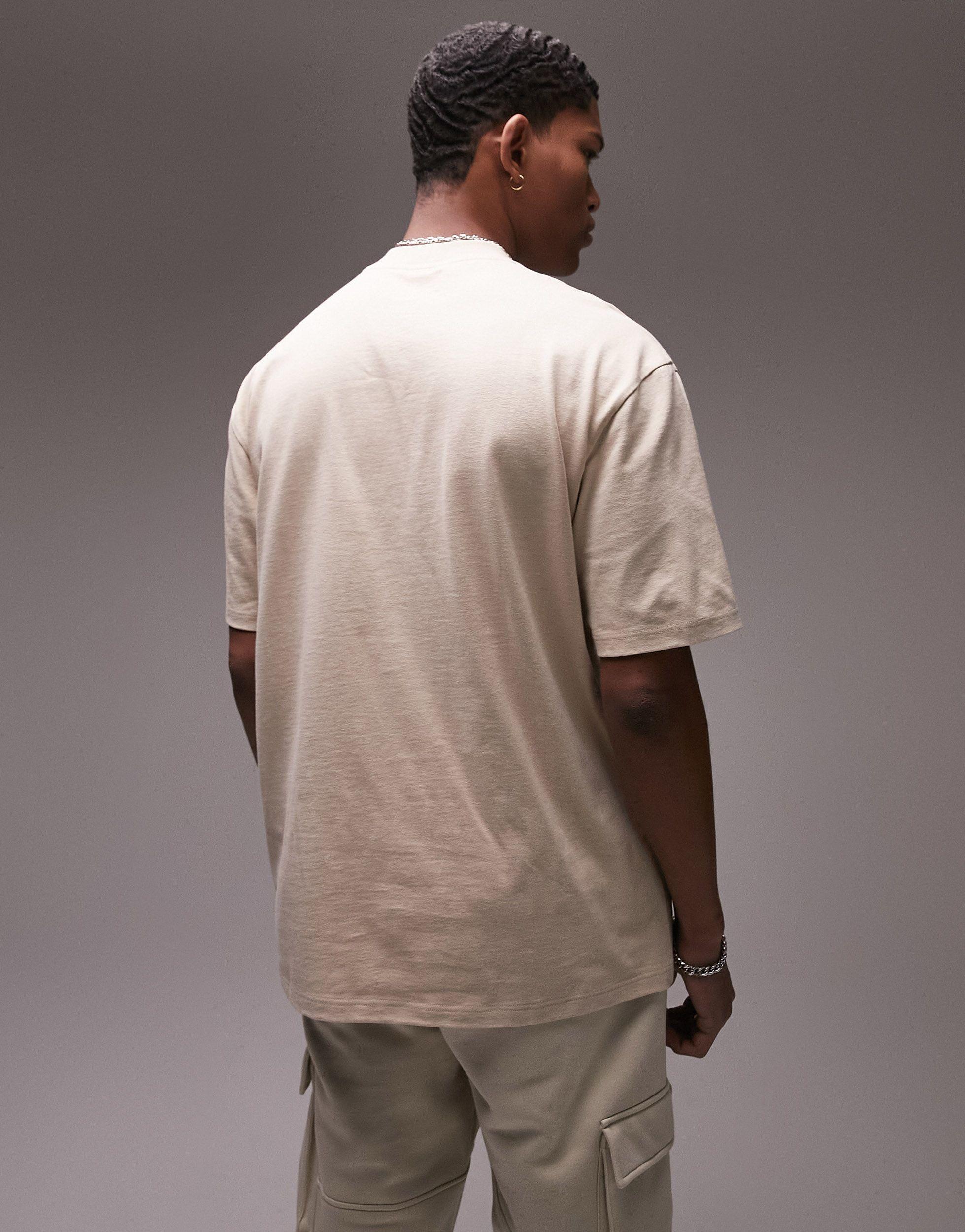 TOPMAN 3 Pack Oversized Fit T-shirt in Gray for Men | Lyst