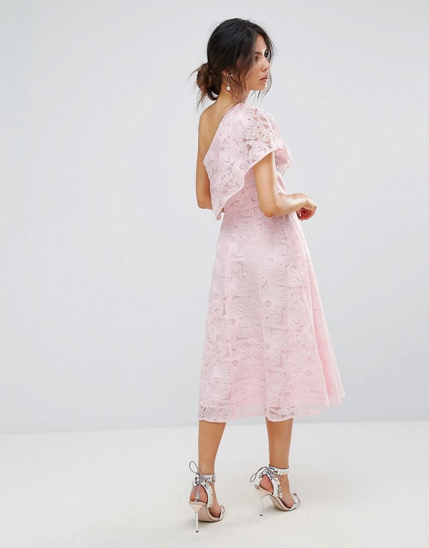 warehouse pink dress