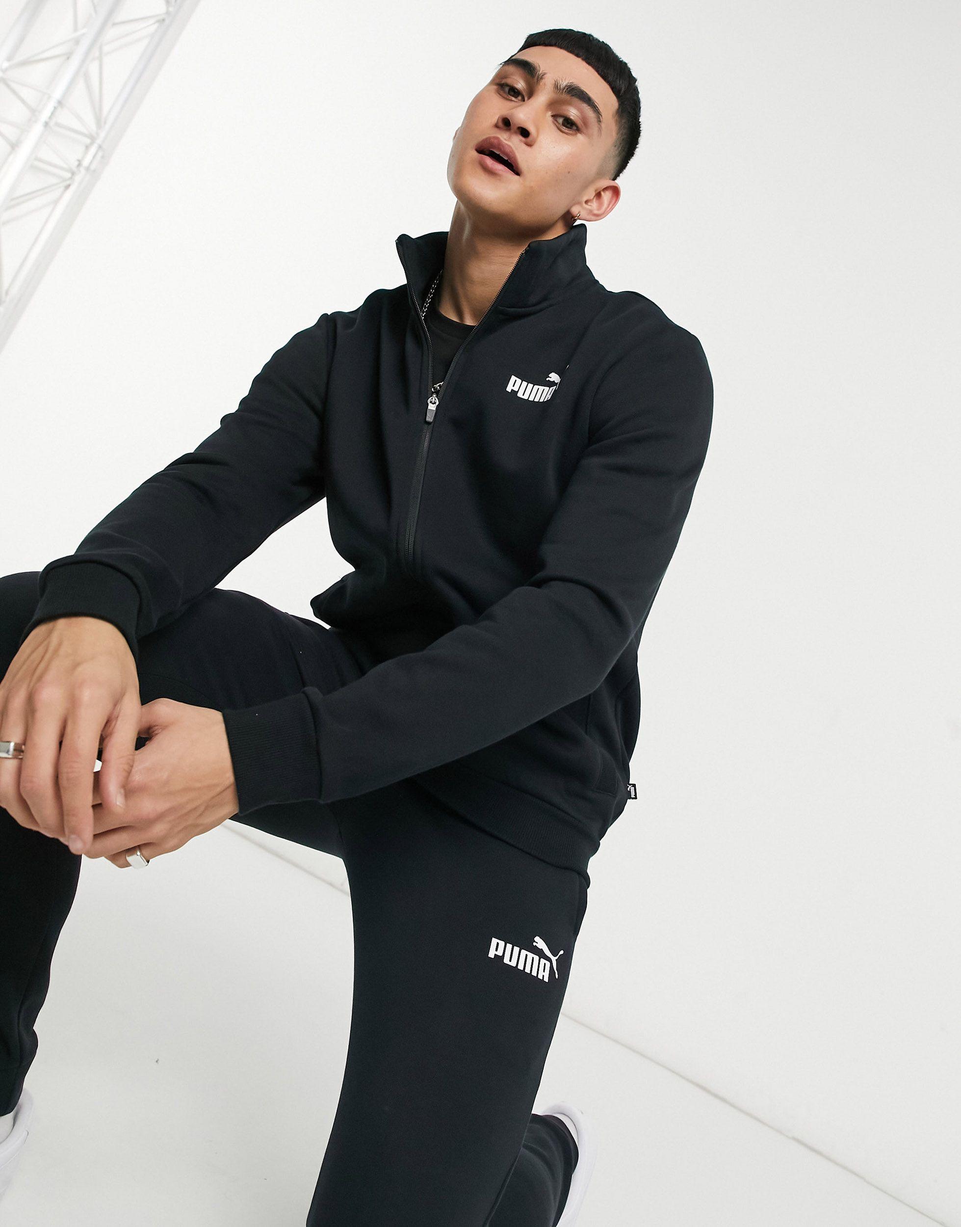 black puma tracksuit
