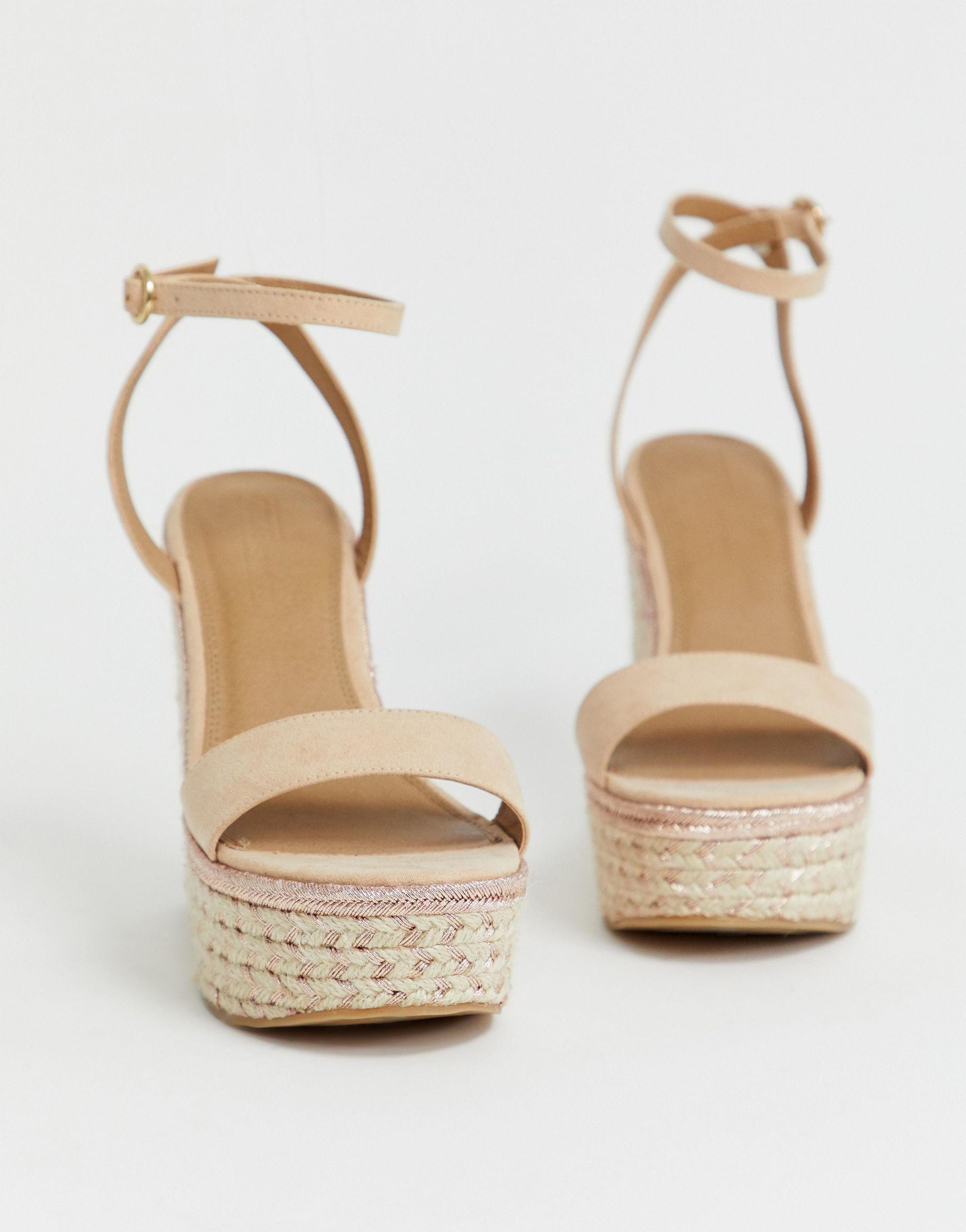 justina espadrille wedges