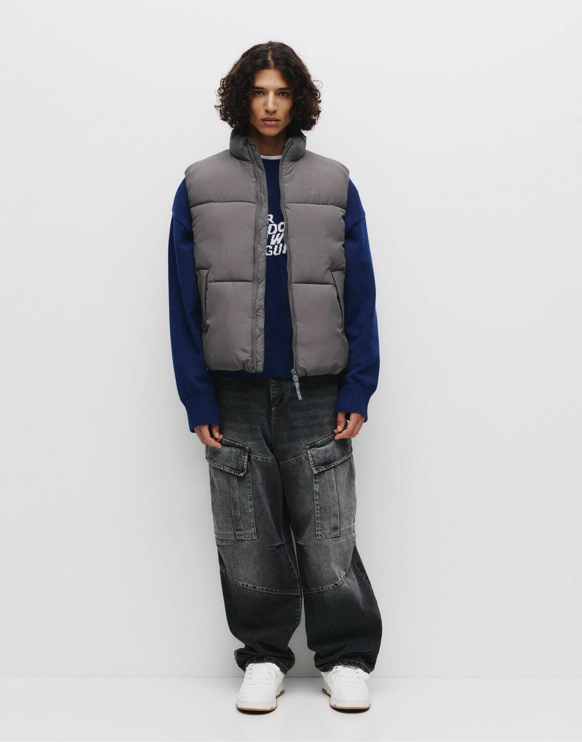 Puffer Jacket Blouson Pull And Bear Homme MindMap