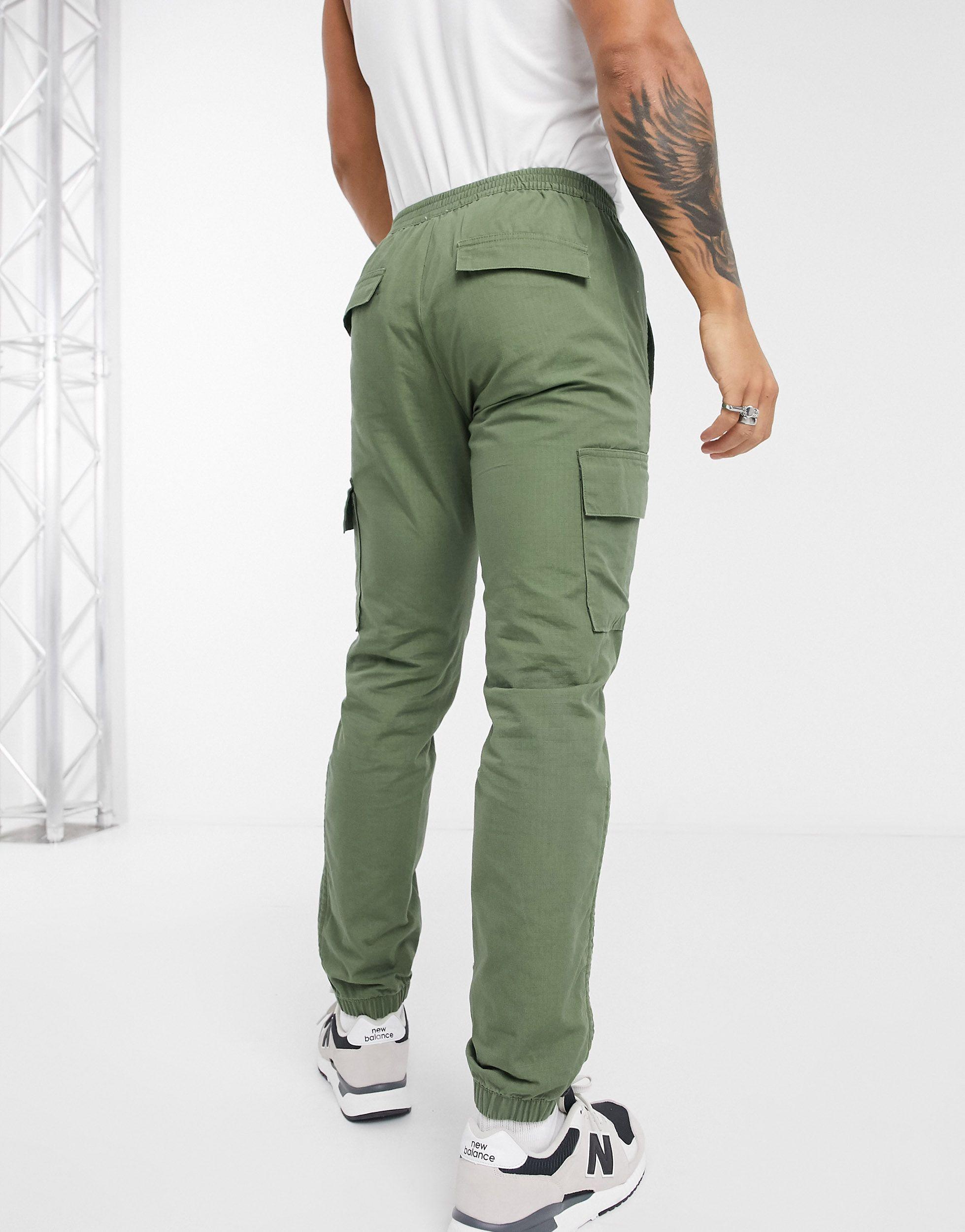 ASOS Slim Cargo Trousers With toggle 