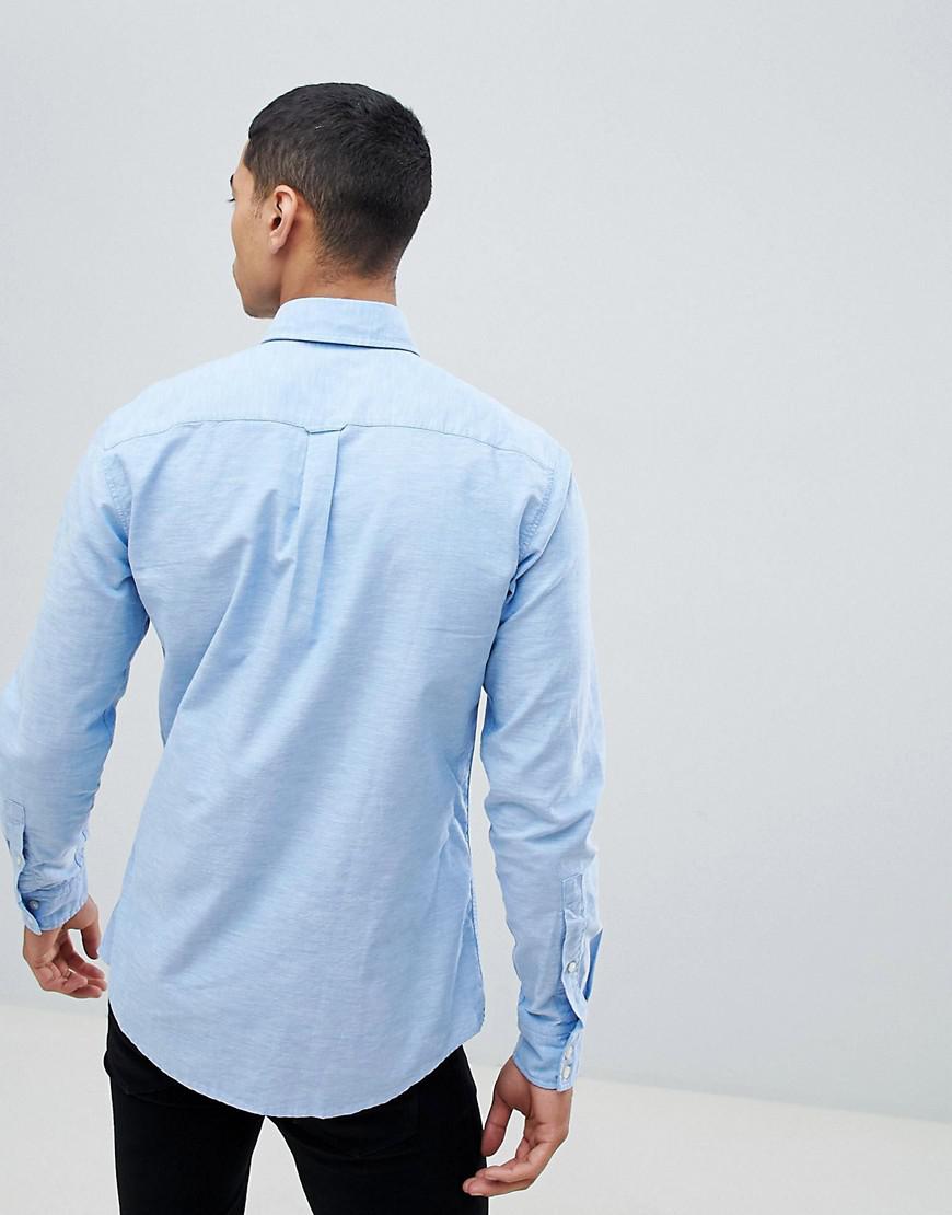 hugo boss blue shirt